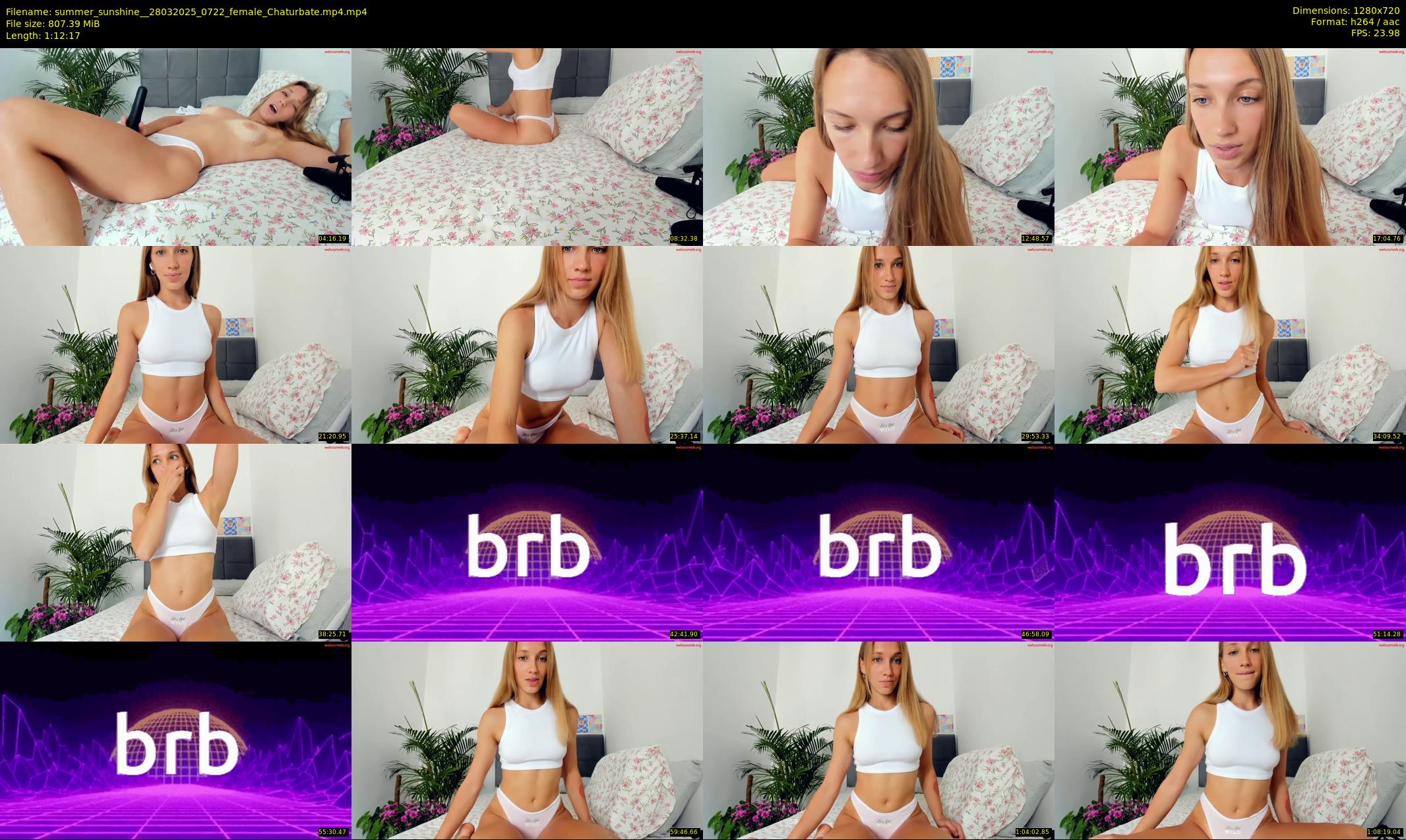 summer_sunshine_ — 73 minute Chaturbate female cam show recording, 720p, Mar 28, 2025