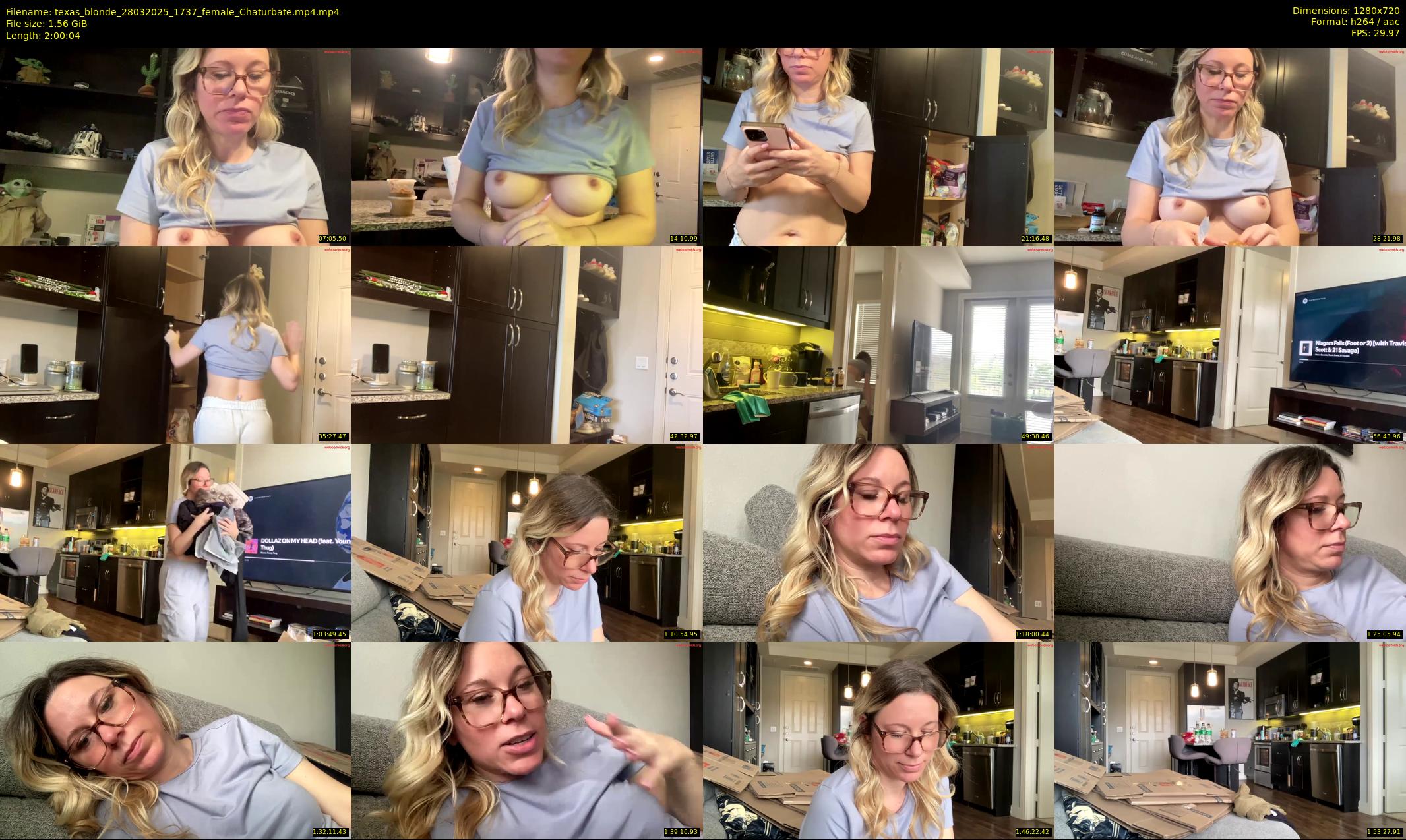 texas_blonde — 121 minute Chaturbate female cam show recording, 720p, Mar 28, 2025