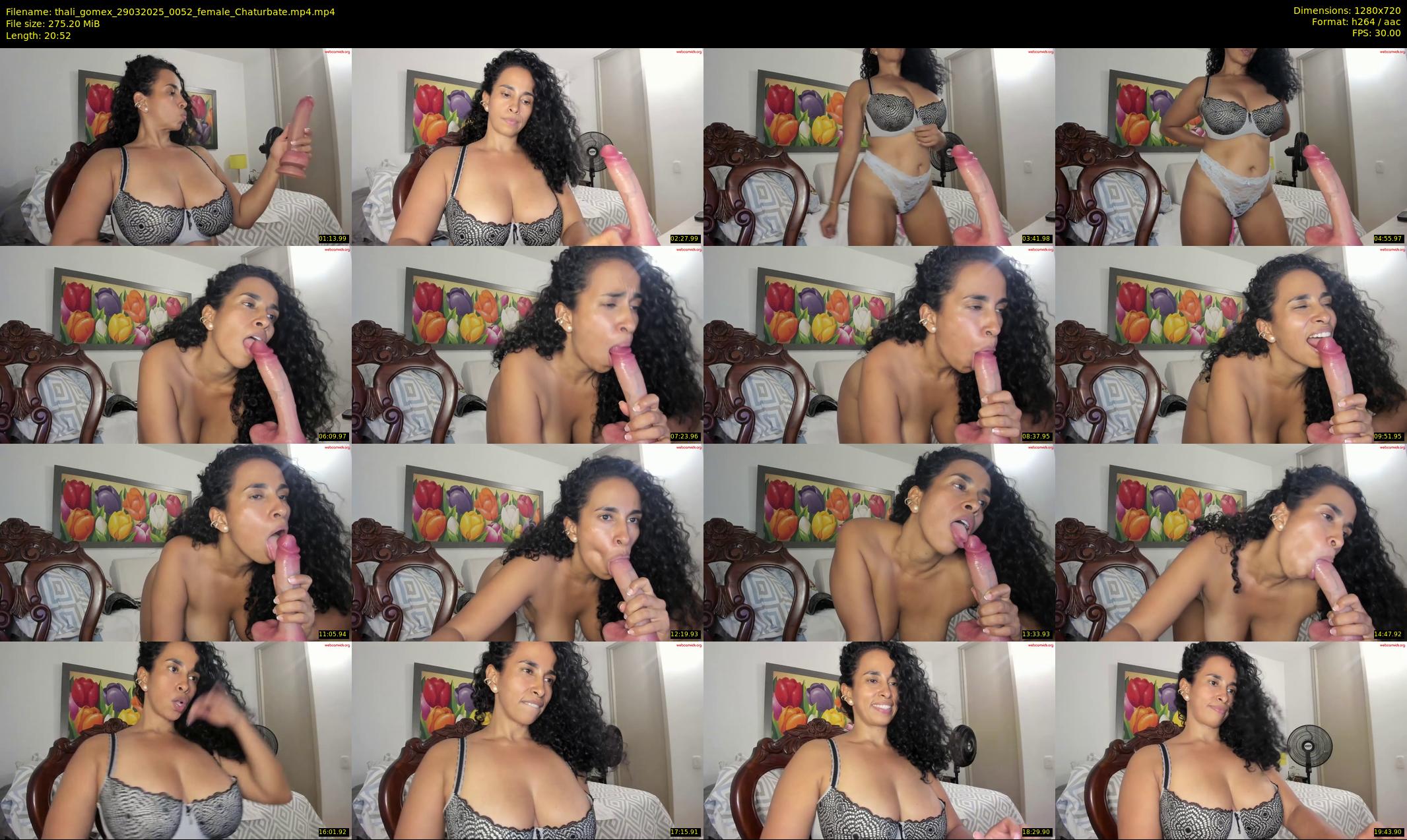 thali_gomex — 21 minute Chaturbate female cam show recording, 720p, Mar 29, 2025