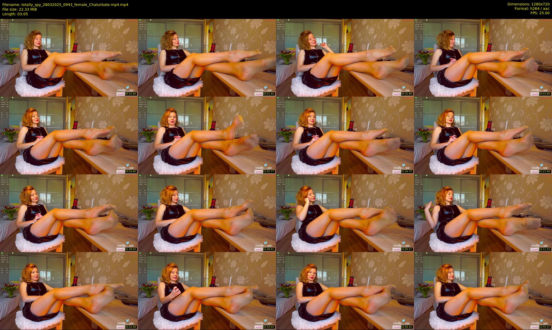 totally_spy — 4 minute Chaturbate female cam show recording, 720p, Mar 28, 2025