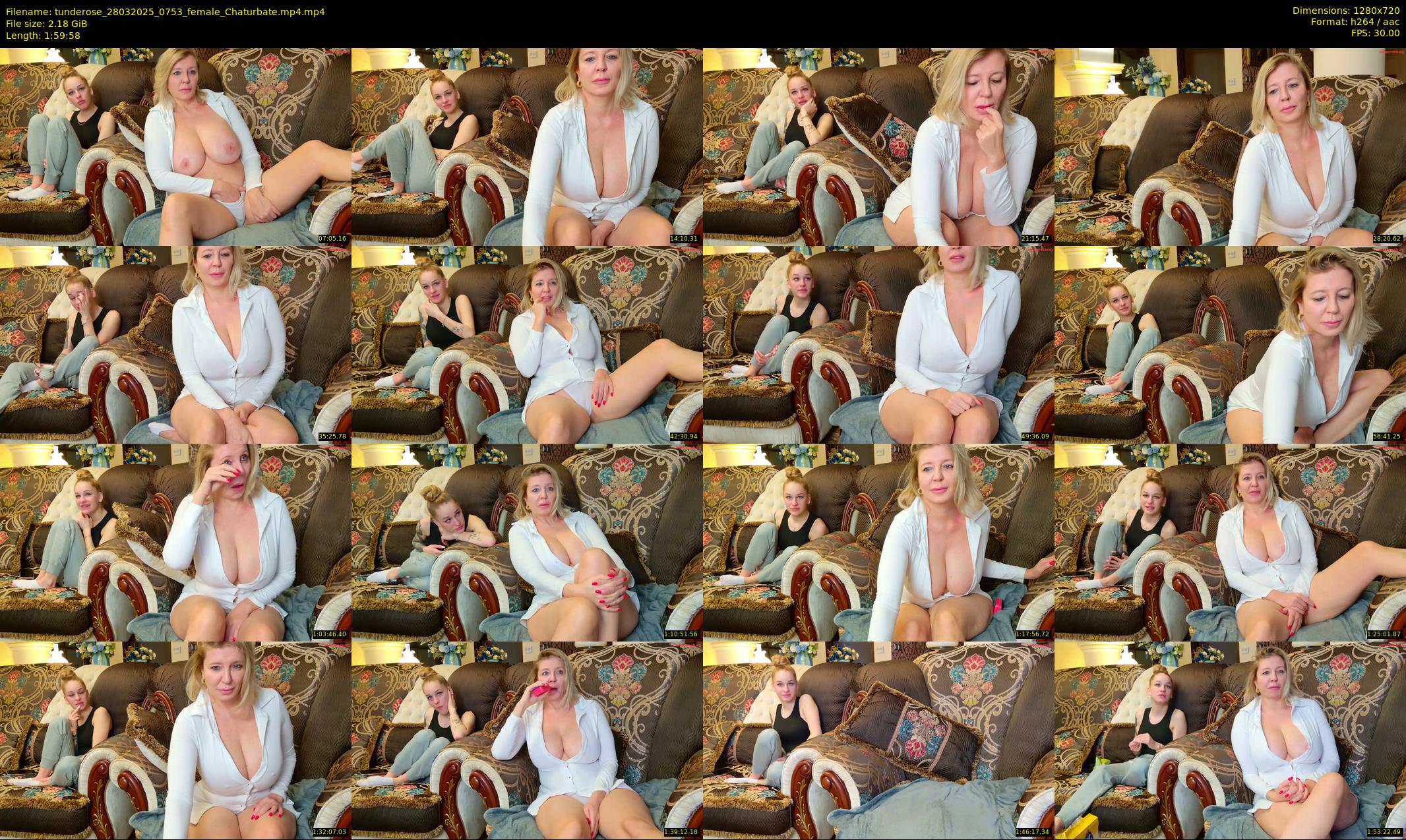 tunderose — 120 minute Chaturbate female cam show recording, 720p, Mar 28, 2025