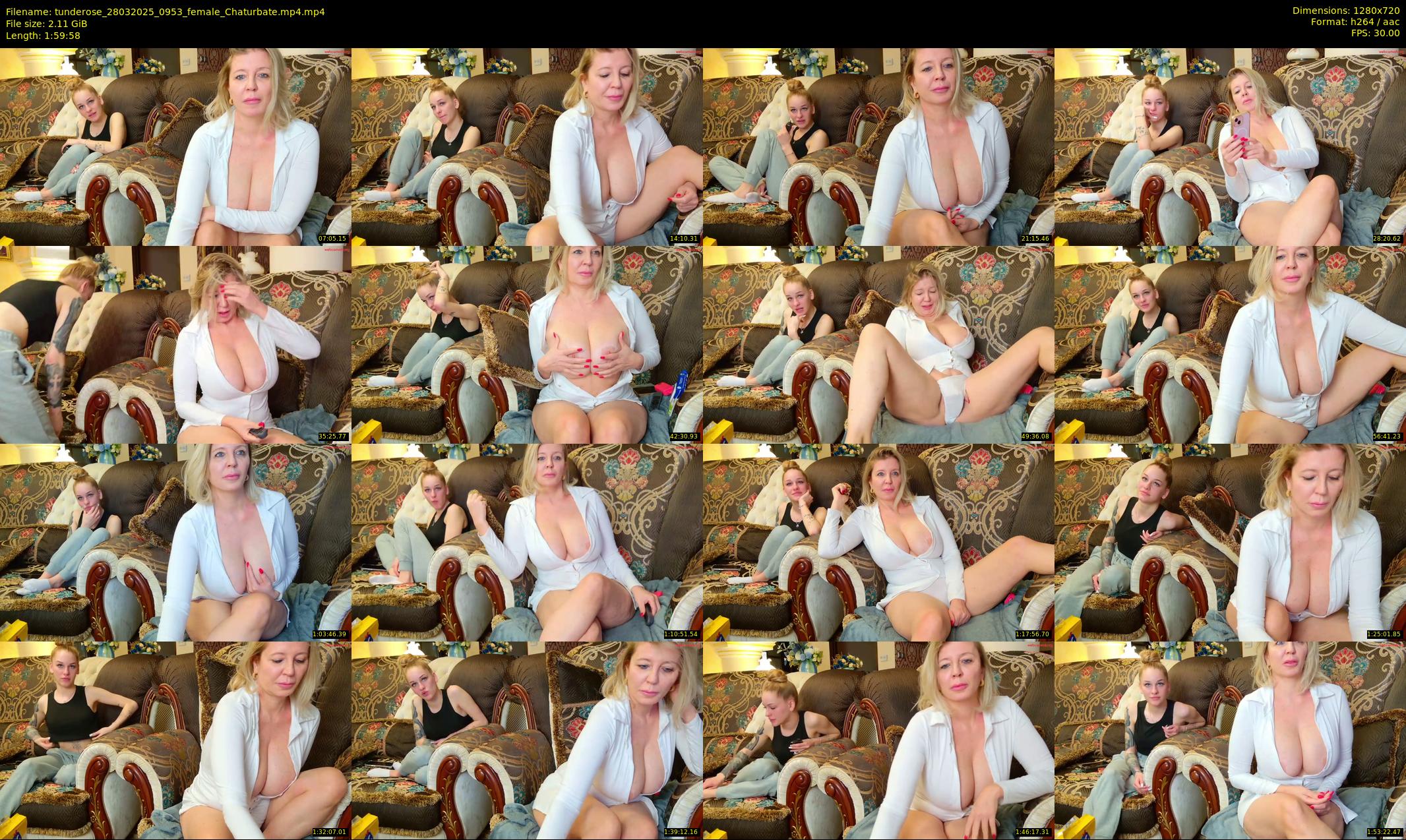 tunderose — 120 minute Chaturbate female cam show recording, 720p, Mar 28, 2025