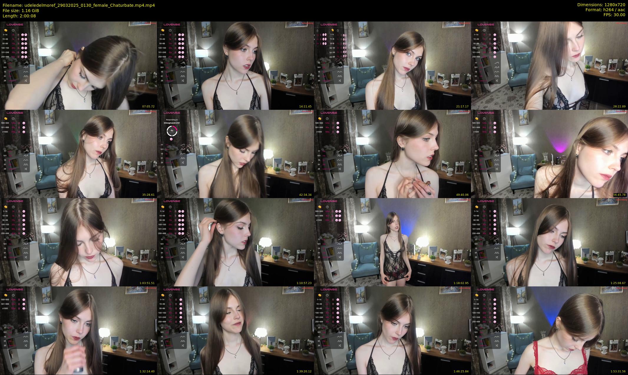 udeledelmoref — 121 minute Chaturbate female cam show recording, 720p, Mar 29, 2025