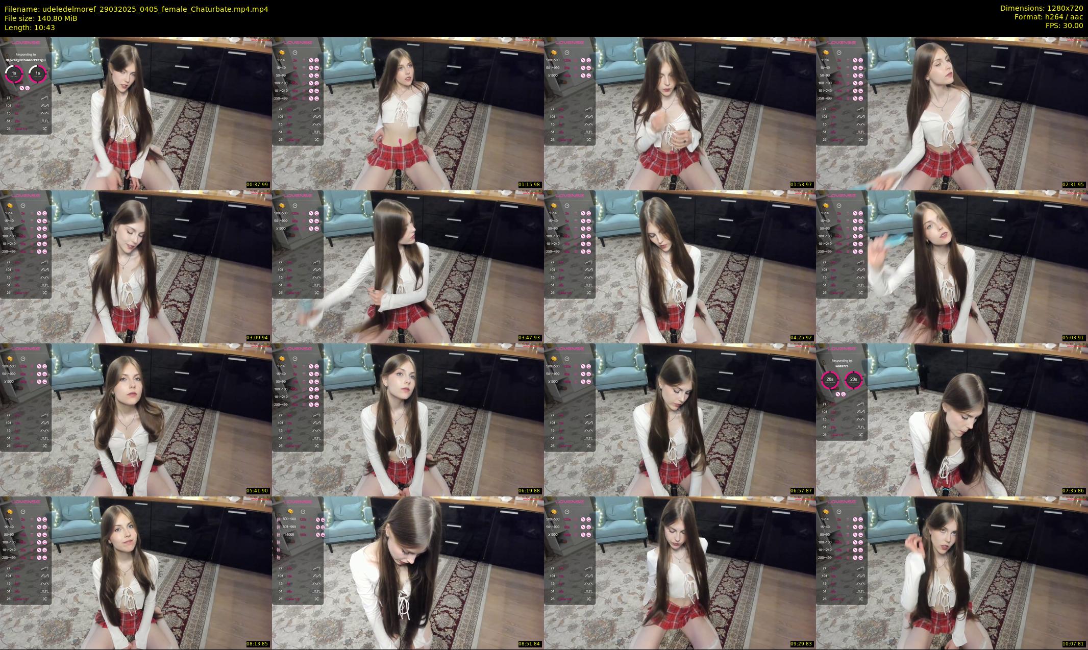 udeledelmoref — 11 minute Chaturbate female cam show recording, 720p, Mar 29, 2025