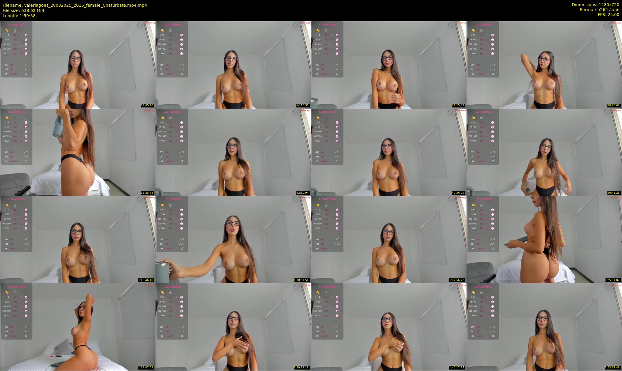 valeriagoes — 120 minute Chaturbate female cam show recording, 720p, Mar 28, 2025