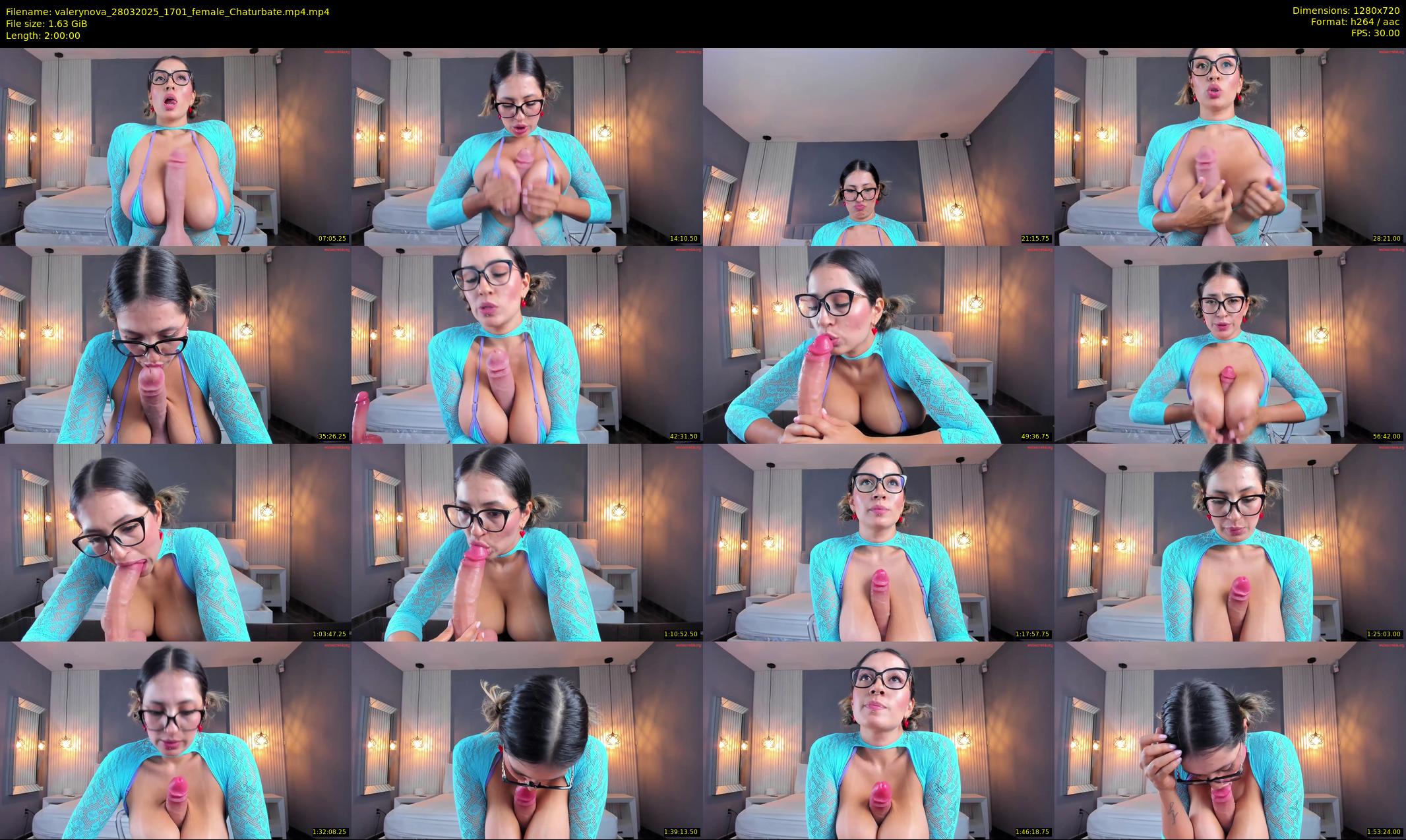 valerynova — 120 minute Chaturbate female cam show recording, 720p, Mar 28, 2025