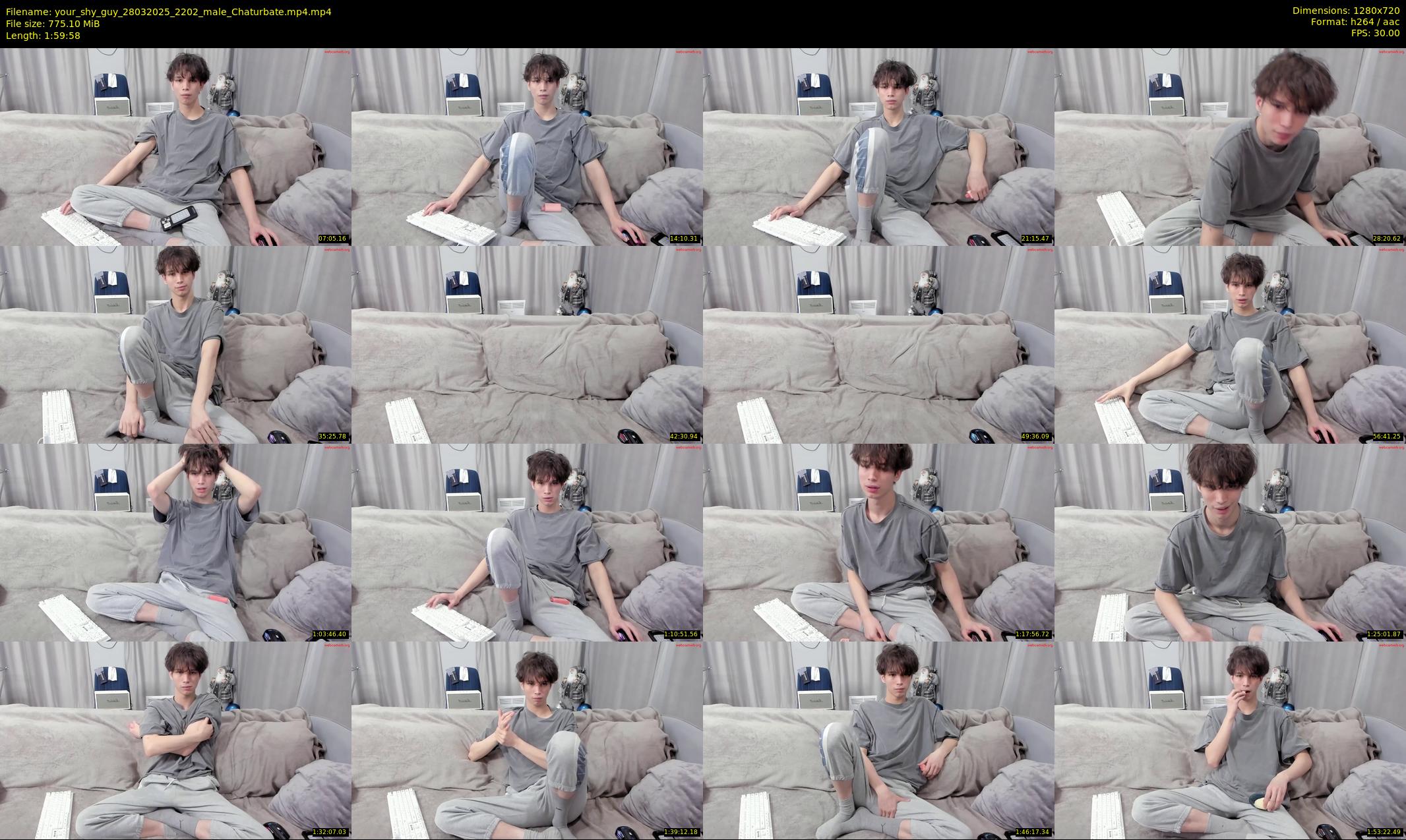 your_shy_guy — 120 minute Chaturbate male cam show recording, 720p, Mar 28, 2025