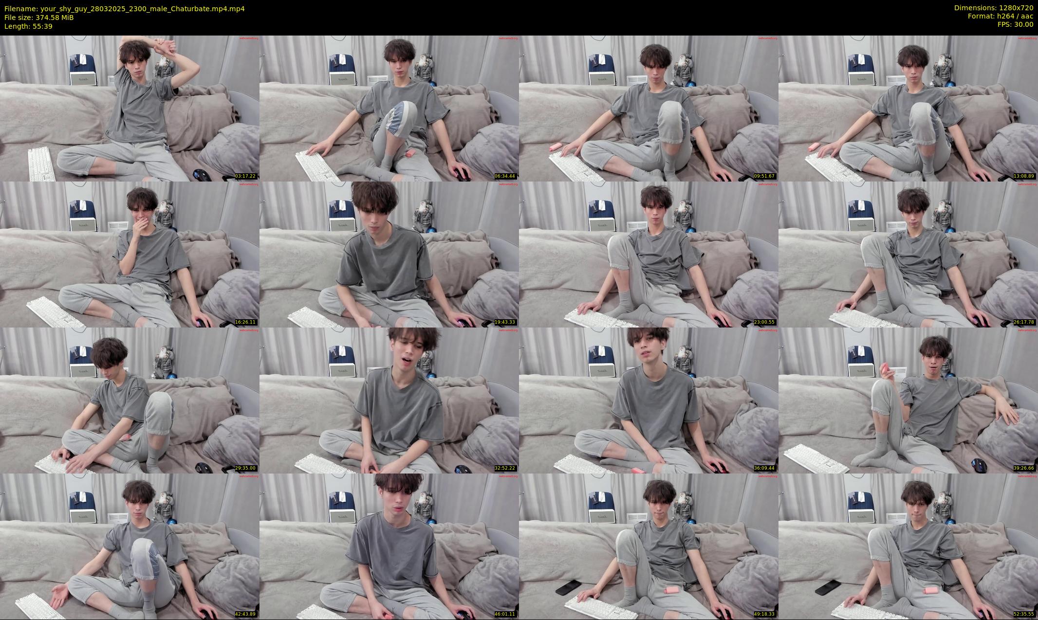 your_shy_guy — 56 minute Chaturbate male cam show recording, 720p, Mar 28, 2025