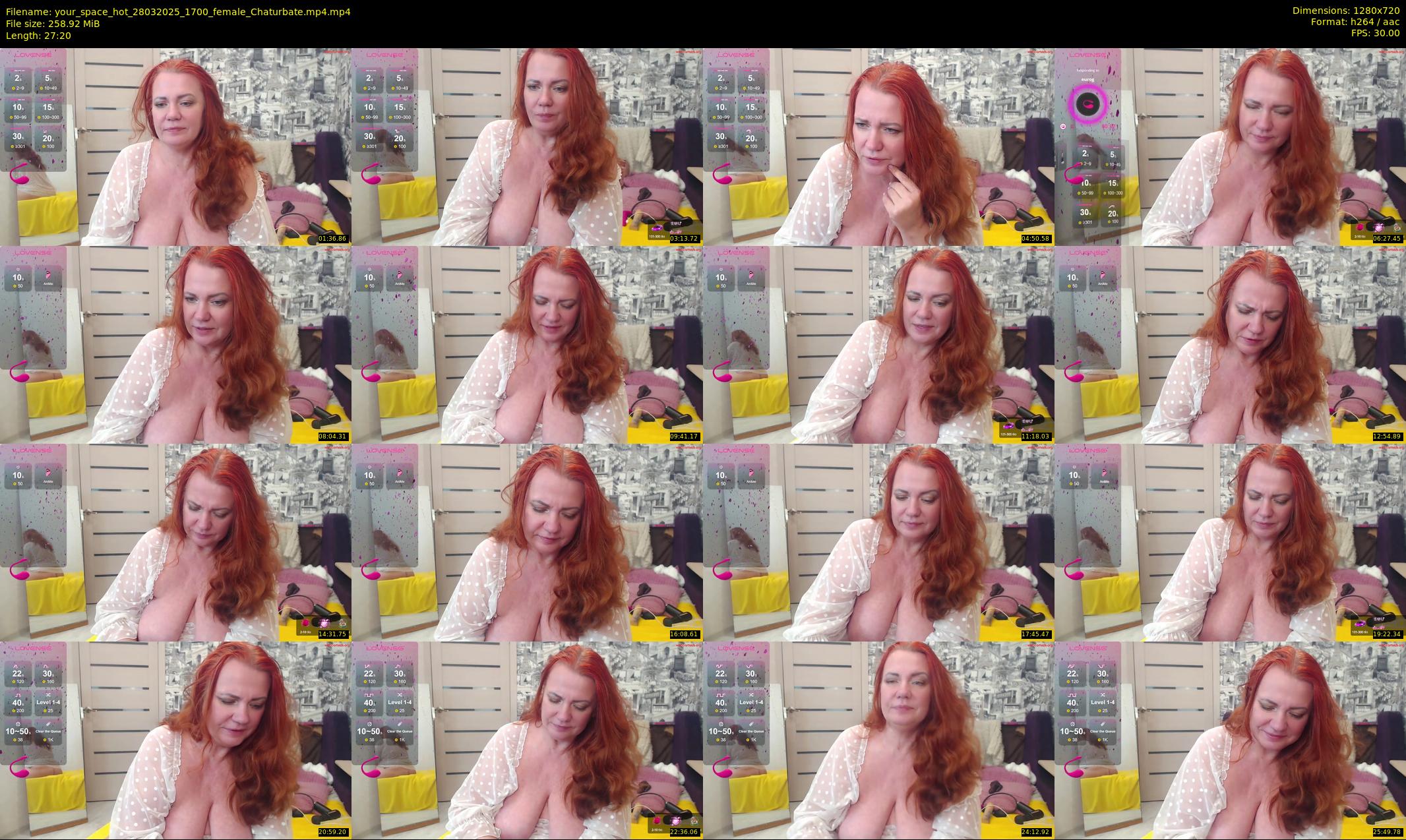 your_space_hot — 28 minute Chaturbate female cam show recording, 720p, Mar 28, 2025