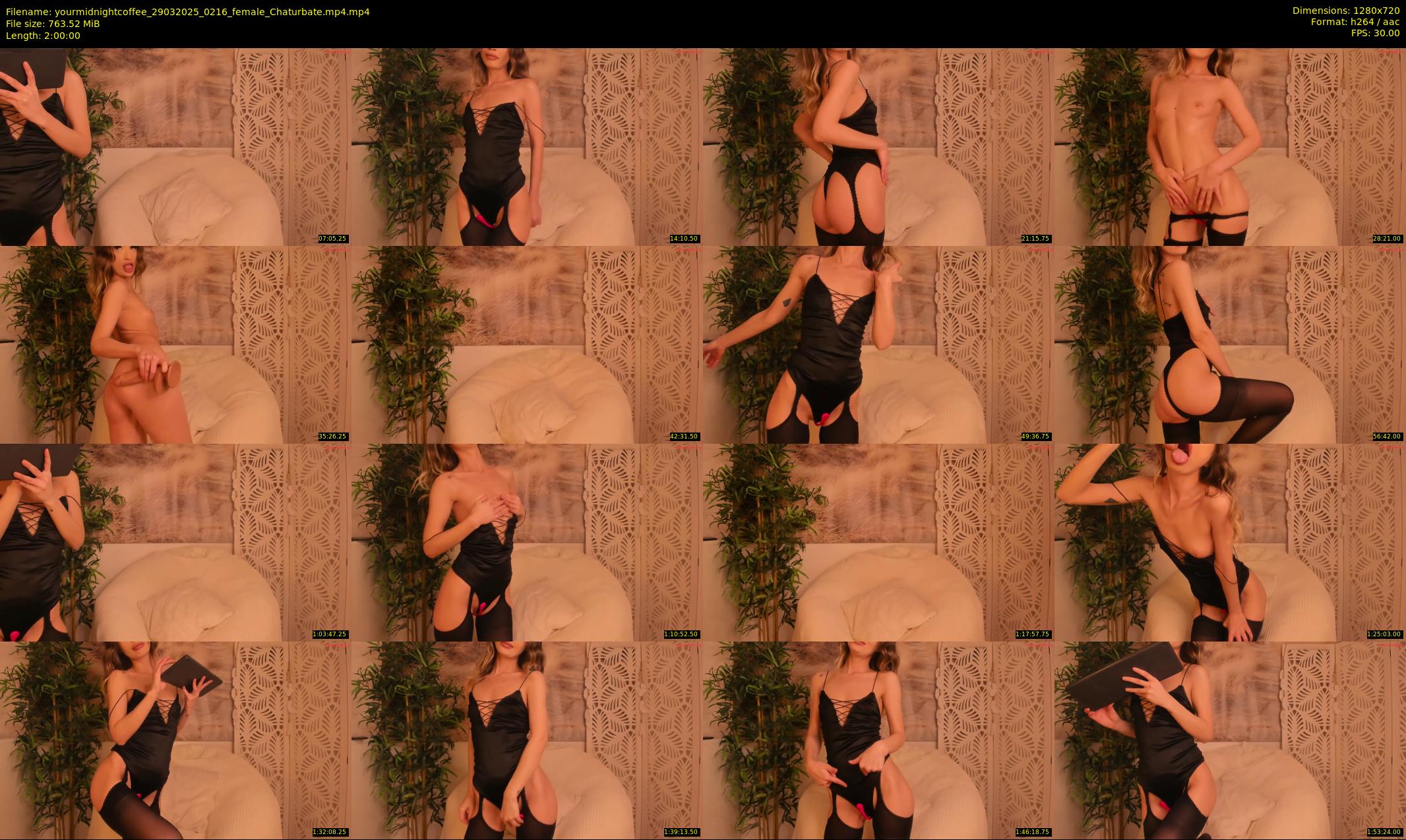yourmidnightcoffee — 120 minute Chaturbate female cam show recording, 720p, Mar 29, 2025