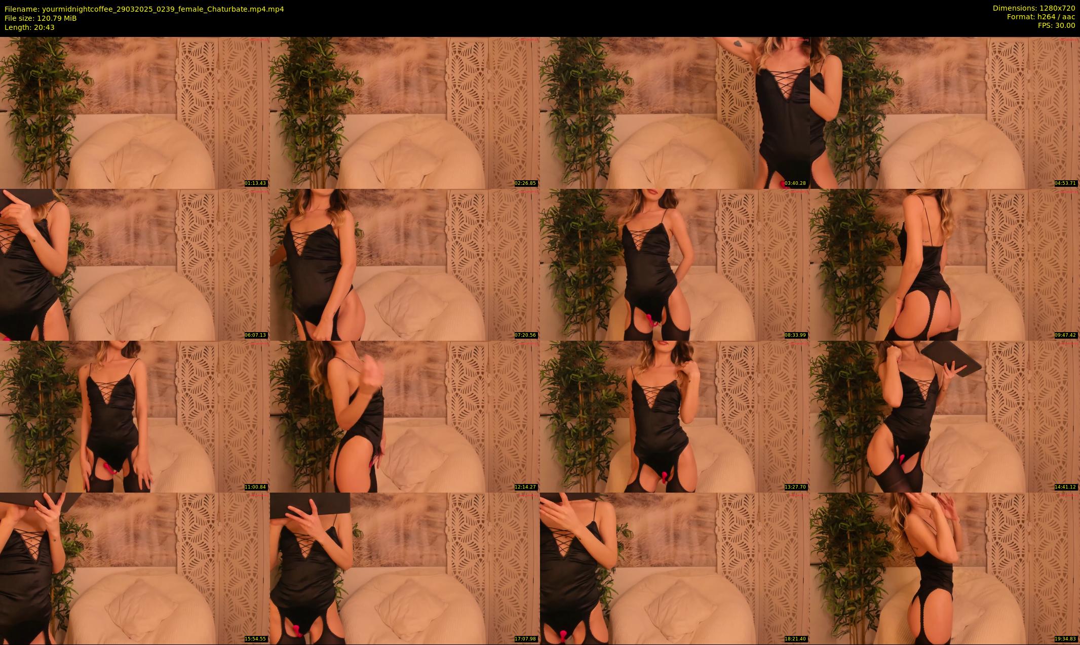 yourmidnightcoffee — 21 minute Chaturbate female cam show recording, 720p, Mar 29, 2025