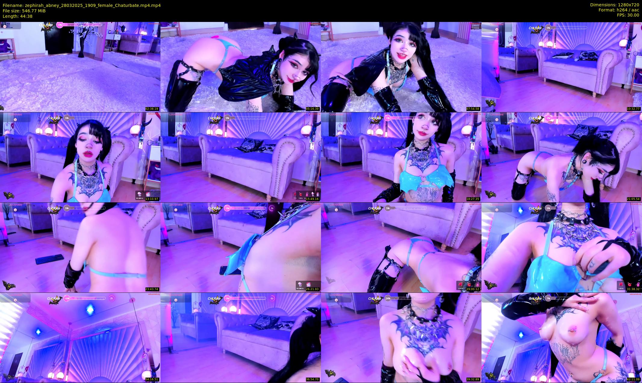 zephirah_abney — 45 minute Chaturbate female cam show recording, 720p, Mar 28, 2025