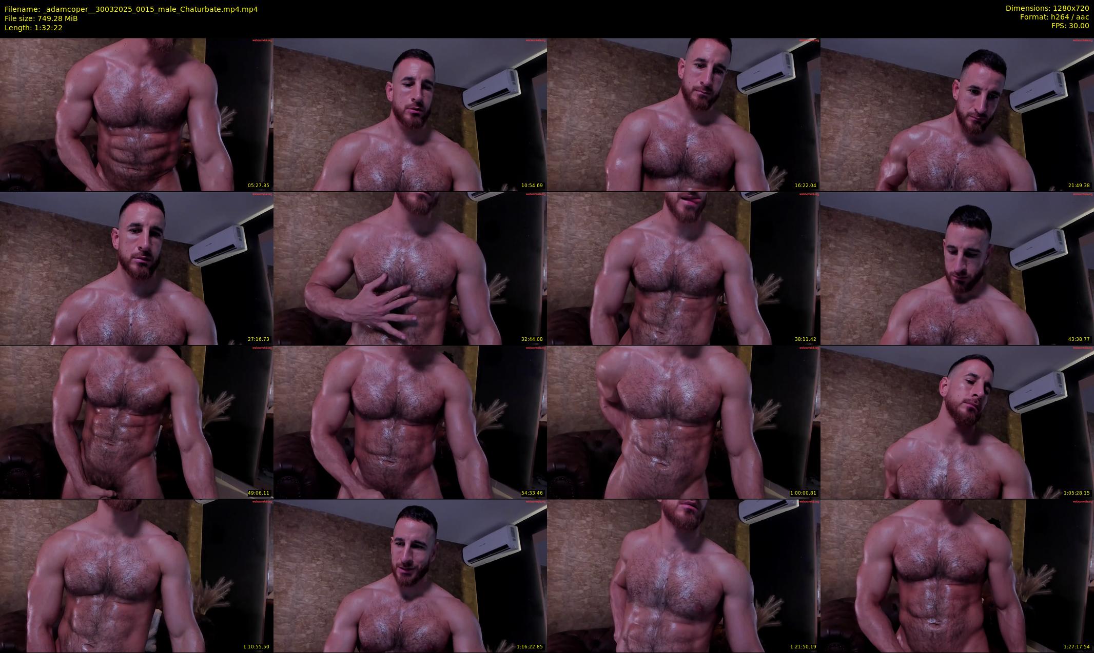 _adamcoper_ — 93 minute Chaturbate male cam show recording, 720p, Mar 30, 2025