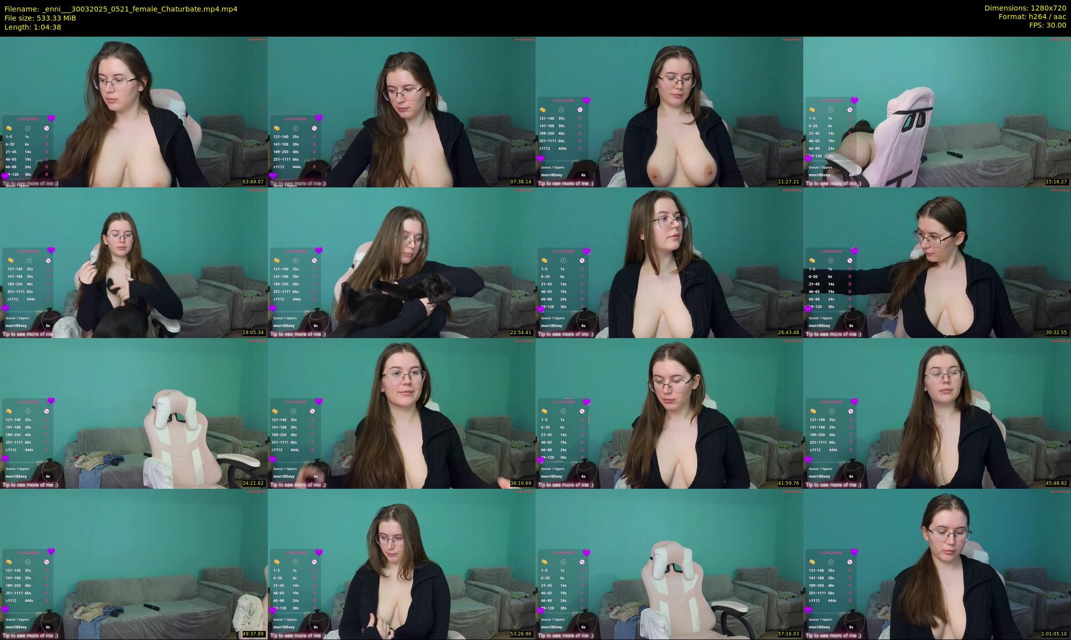 _enni__ — 65 minute Chaturbate female cam show recording, 720p, Mar 30, 2025