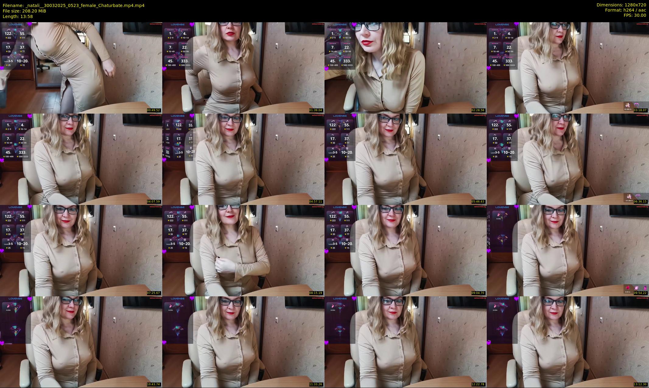 _natali_ — 14 minute Chaturbate female cam show recording, 720p, Mar 30, 2025