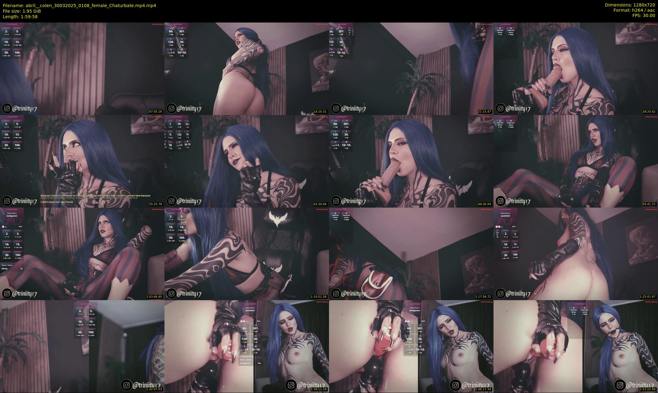 abril__colen — 120 minute Chaturbate female cam show recording, 720p, Mar 30, 2025
