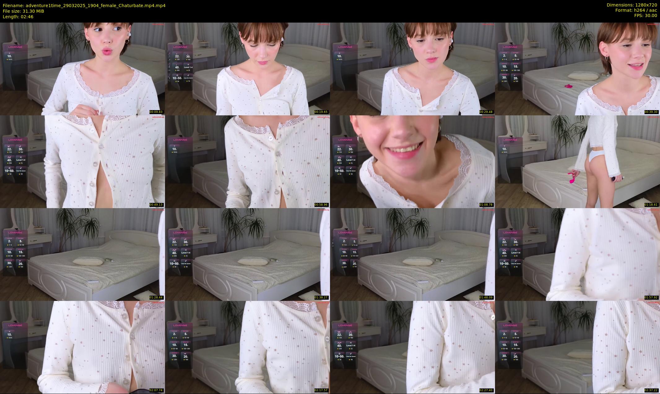 adventure1time — 3 minute Chaturbate female cam show recording, 720p, Mar 29, 2025