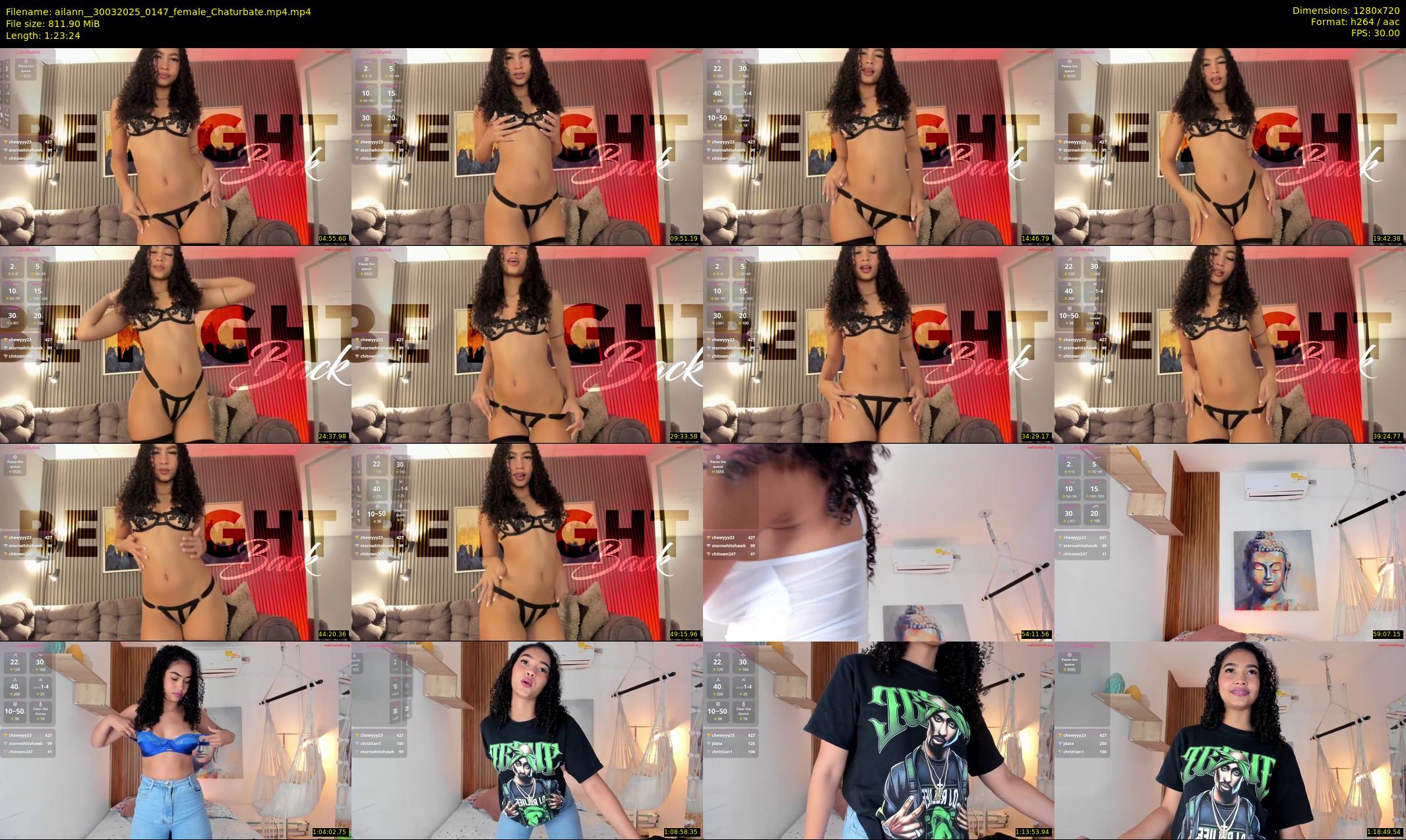 ailann_ — 84 minute Chaturbate female cam show recording, 720p, Mar 30, 2025