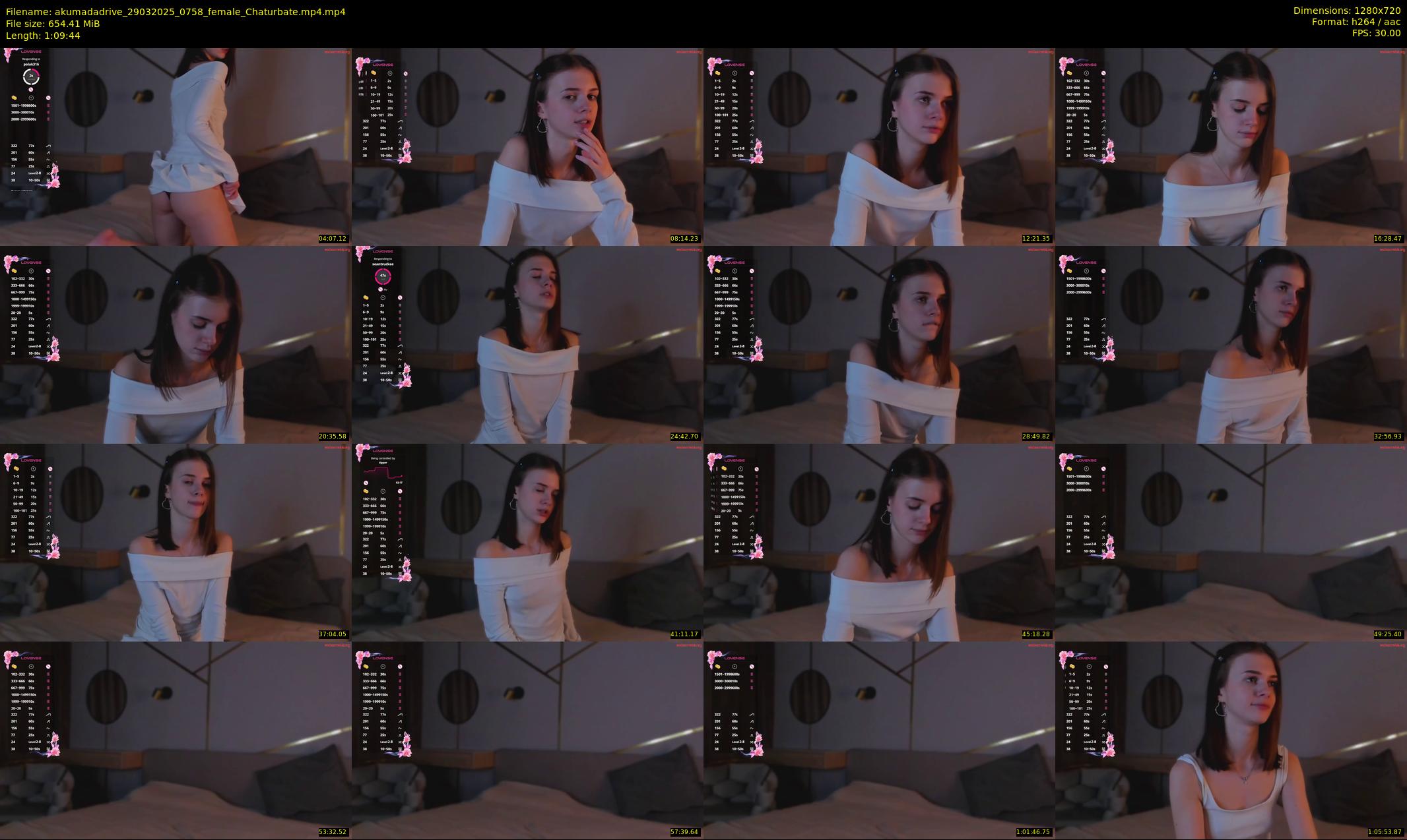 akumadadrive — 70 minute Chaturbate female cam show recording, 720p, Mar 29, 2025