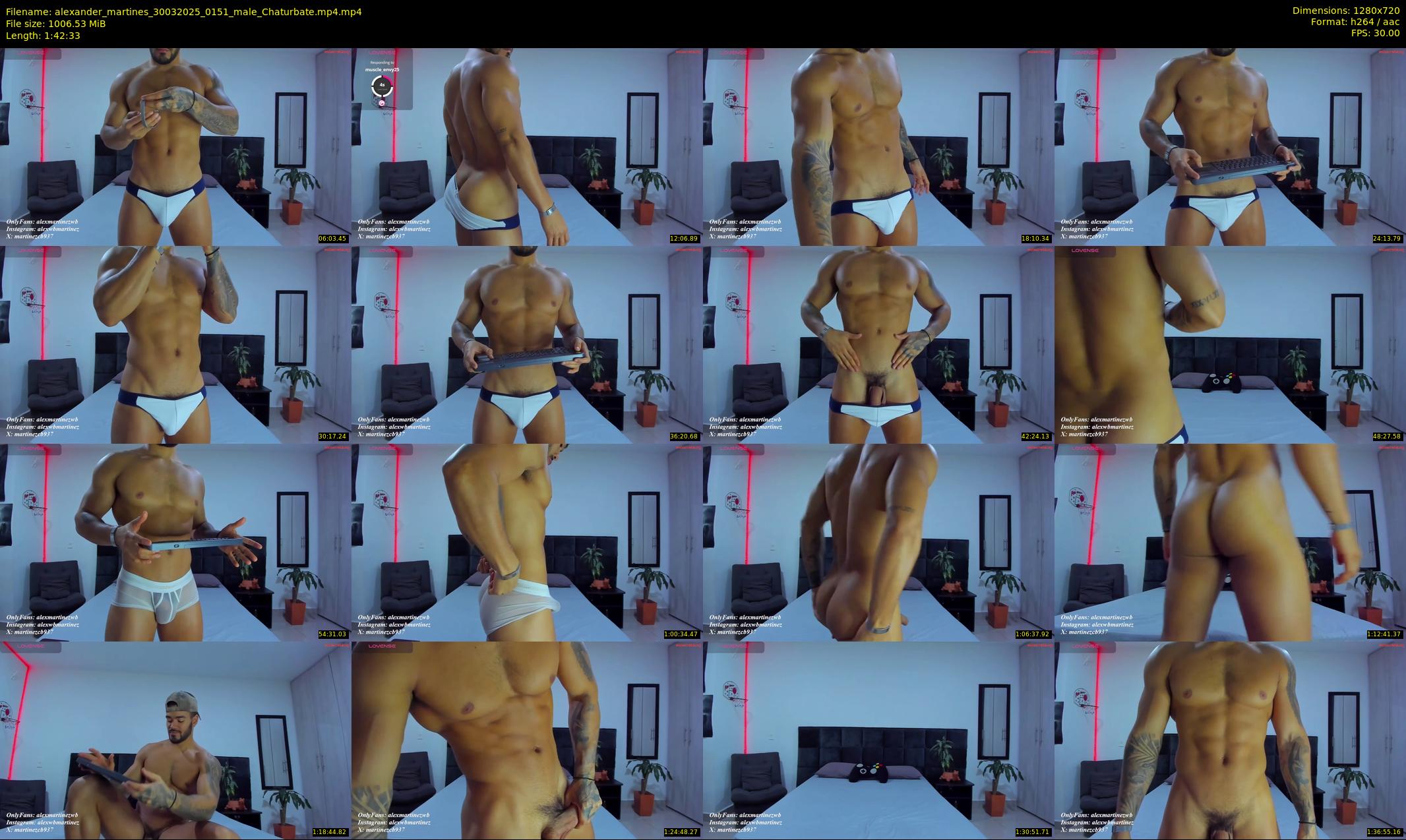 alexander_martines — 103 minute Chaturbate male cam show recording, 720p, Mar 30, 2025