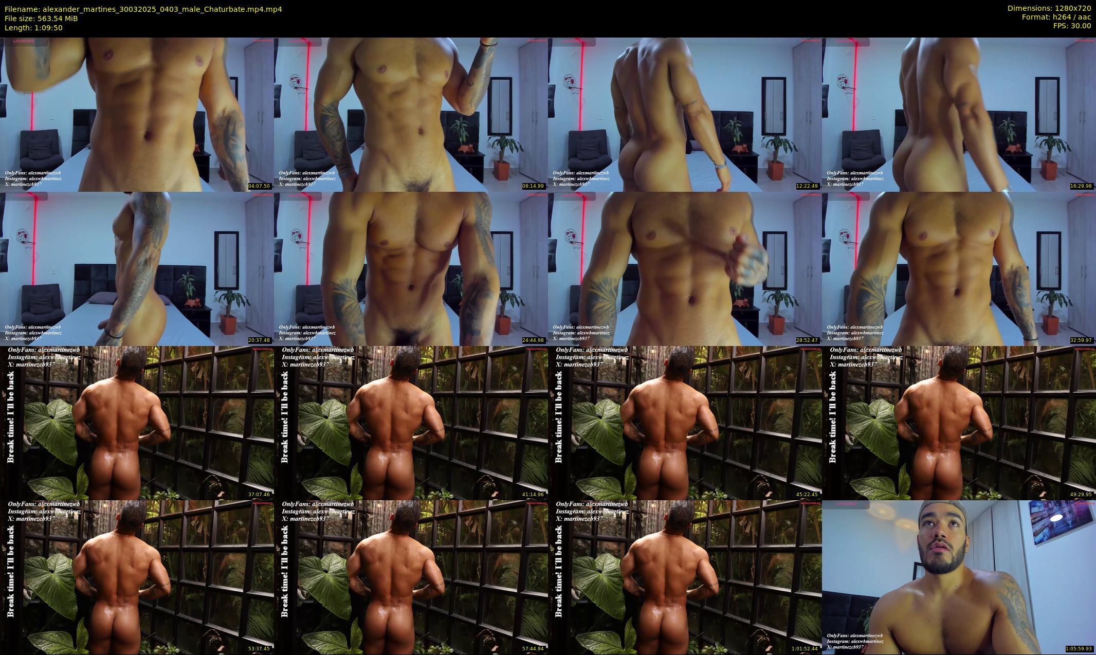 alexander_martines — 70 minute Chaturbate male cam show recording, 720p, Mar 30, 2025