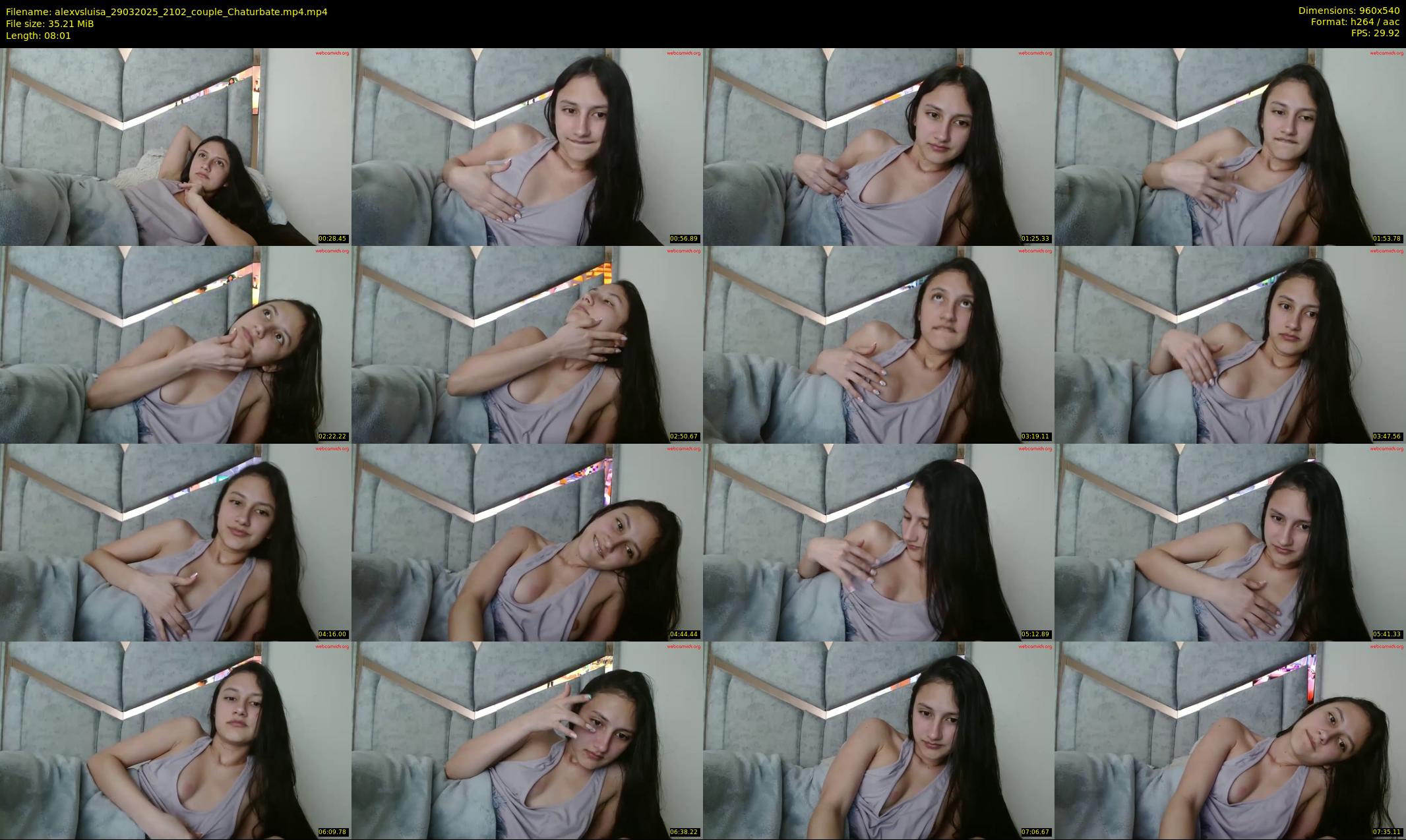 alexvsluisa — 9 minute Chaturbate couple cam show recording, 480p, Mar 29, 2025