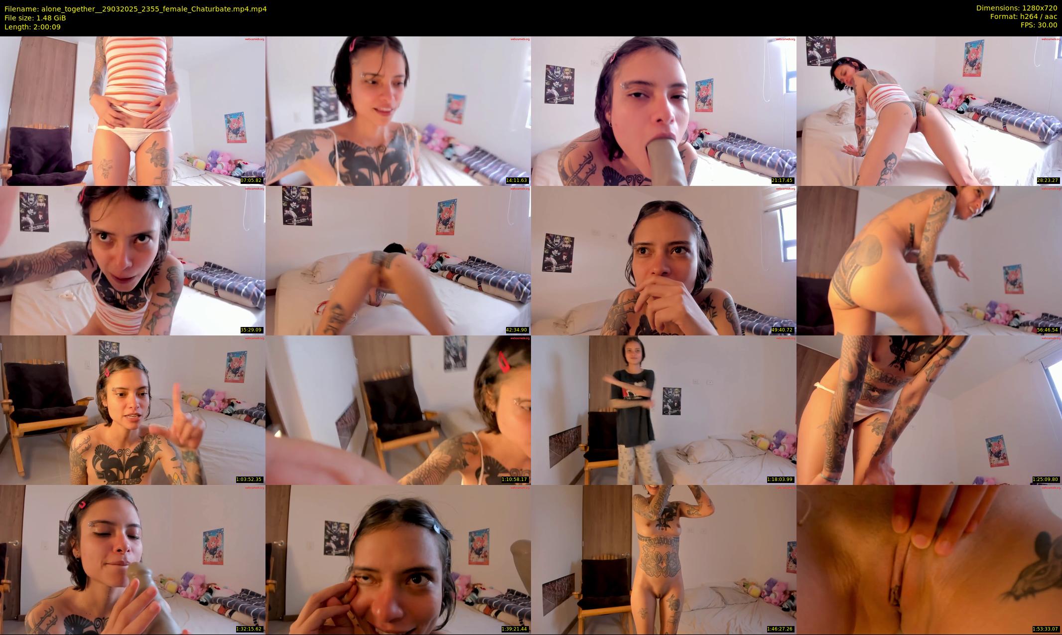 alone_together_ — 121 minute Chaturbate female cam show recording, 720p, Mar 29, 2025