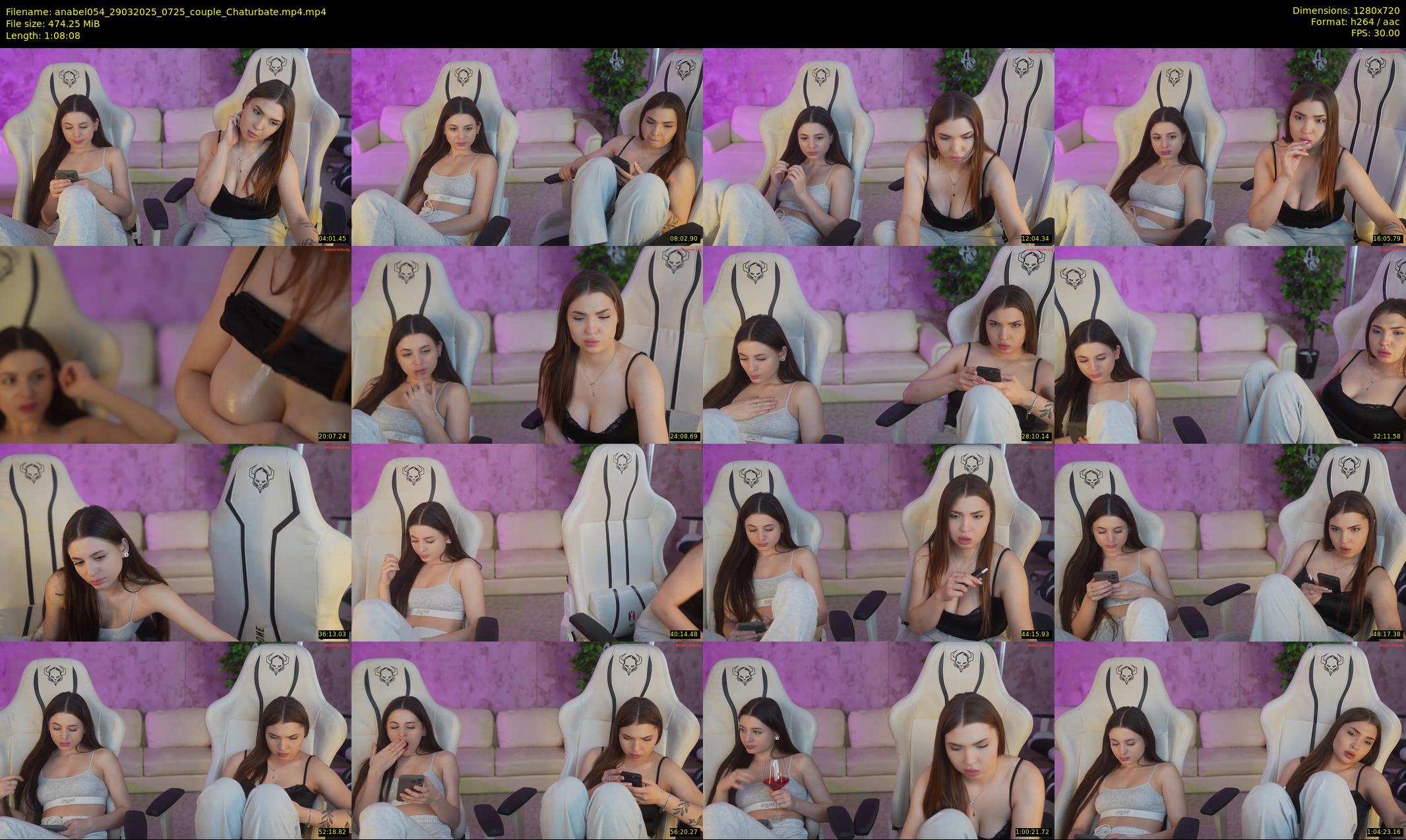 anabel054 — 69 minute Chaturbate female cam show recording, 720p, Mar 29, 2025