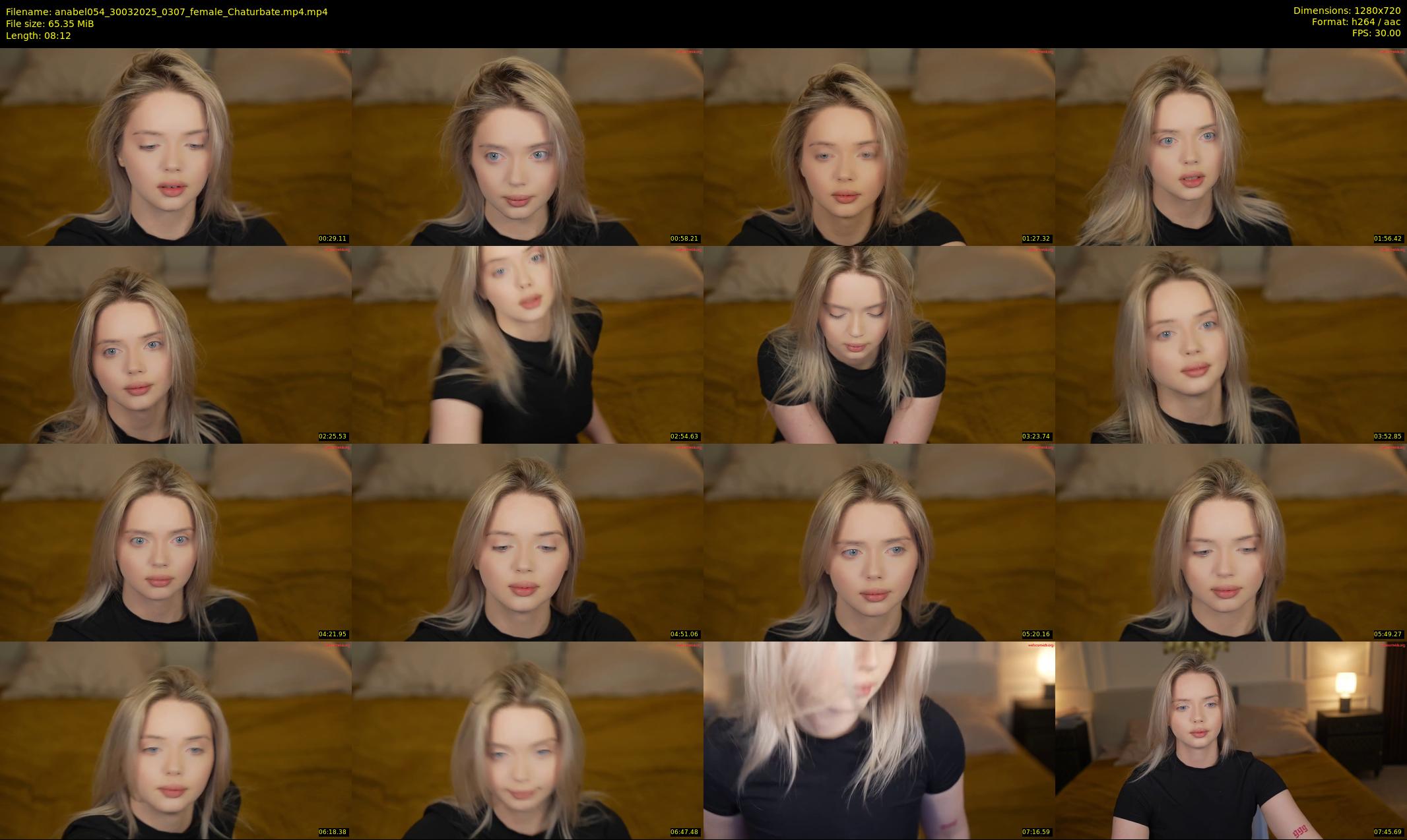 anabel054 — 9 minute Chaturbate female cam show recording, 720p, Mar 30, 2025