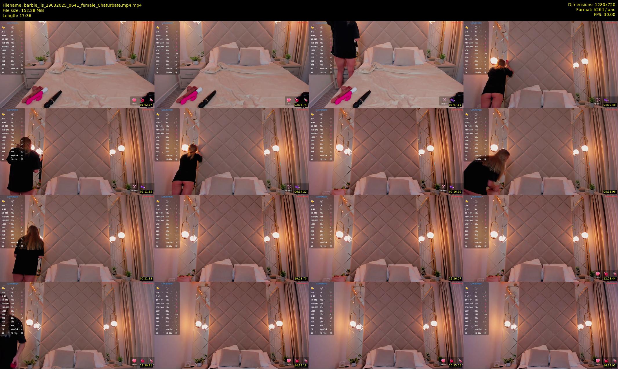 barbie_lis — 18 minute Chaturbate female cam show recording, 720p, Mar 29, 2025