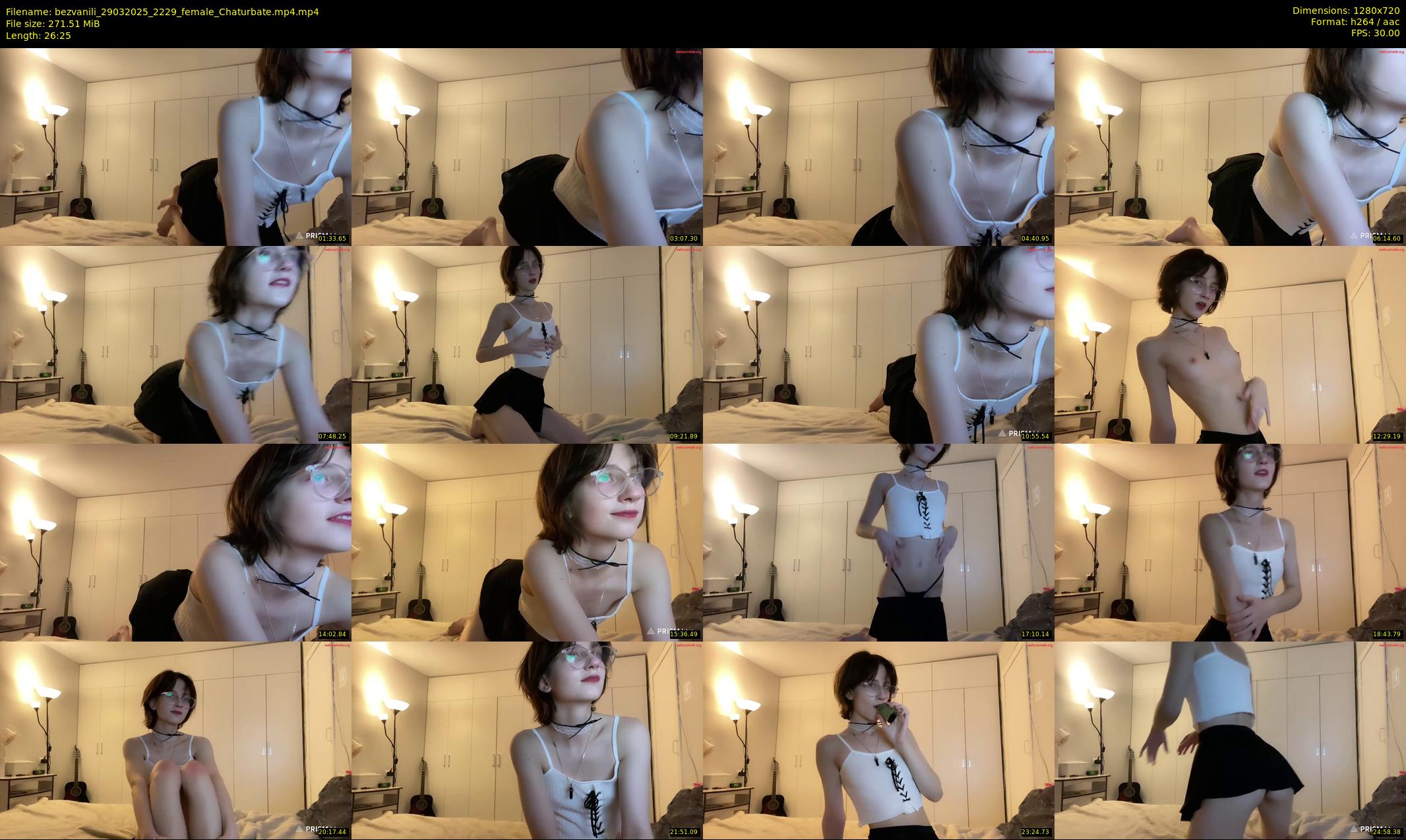 bezvanili — 27 minute Chaturbate female cam show recording, 720p, Mar 29, 2025