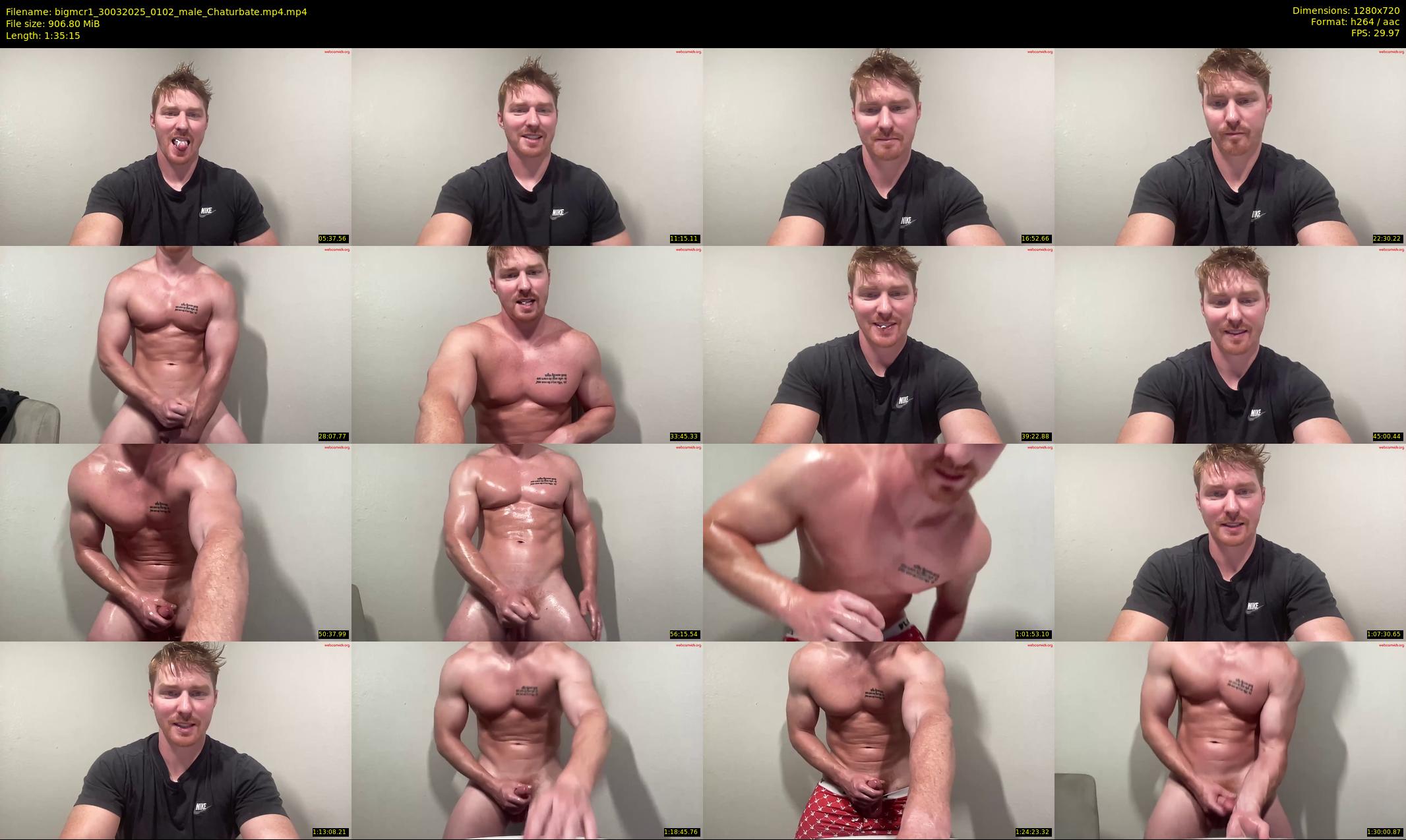 bigmcr1 — 96 minute Chaturbate male cam show recording, 720p, Mar 30, 2025