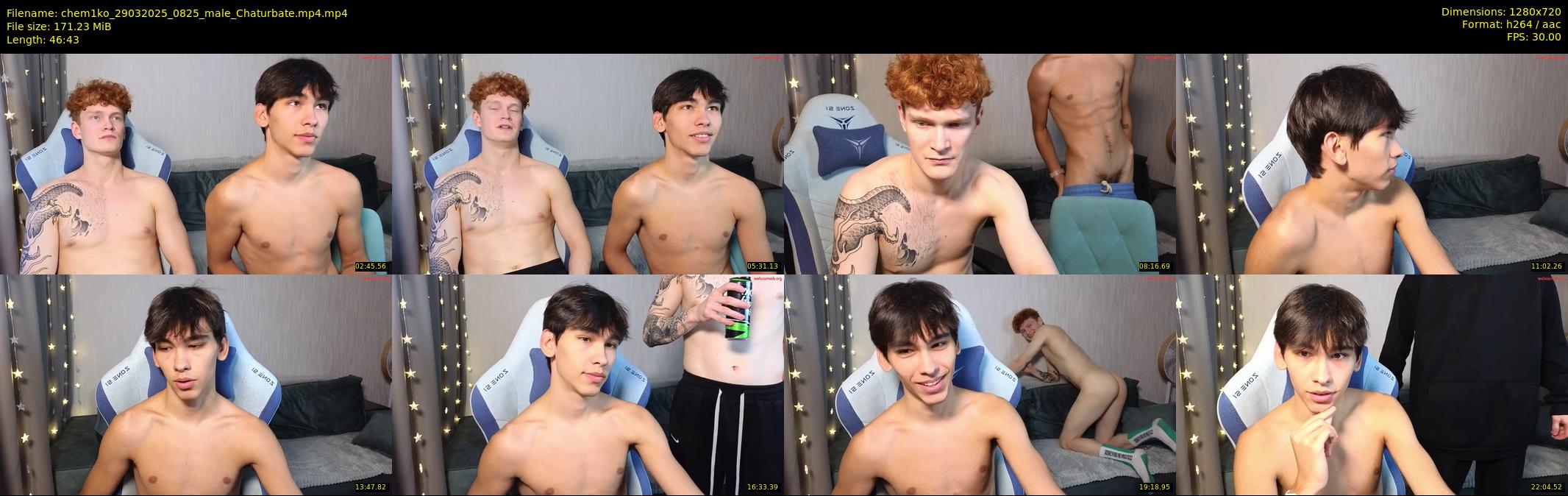 chem1ko — 47 minute Chaturbate male cam show recording, 720p, Mar 29, 2025