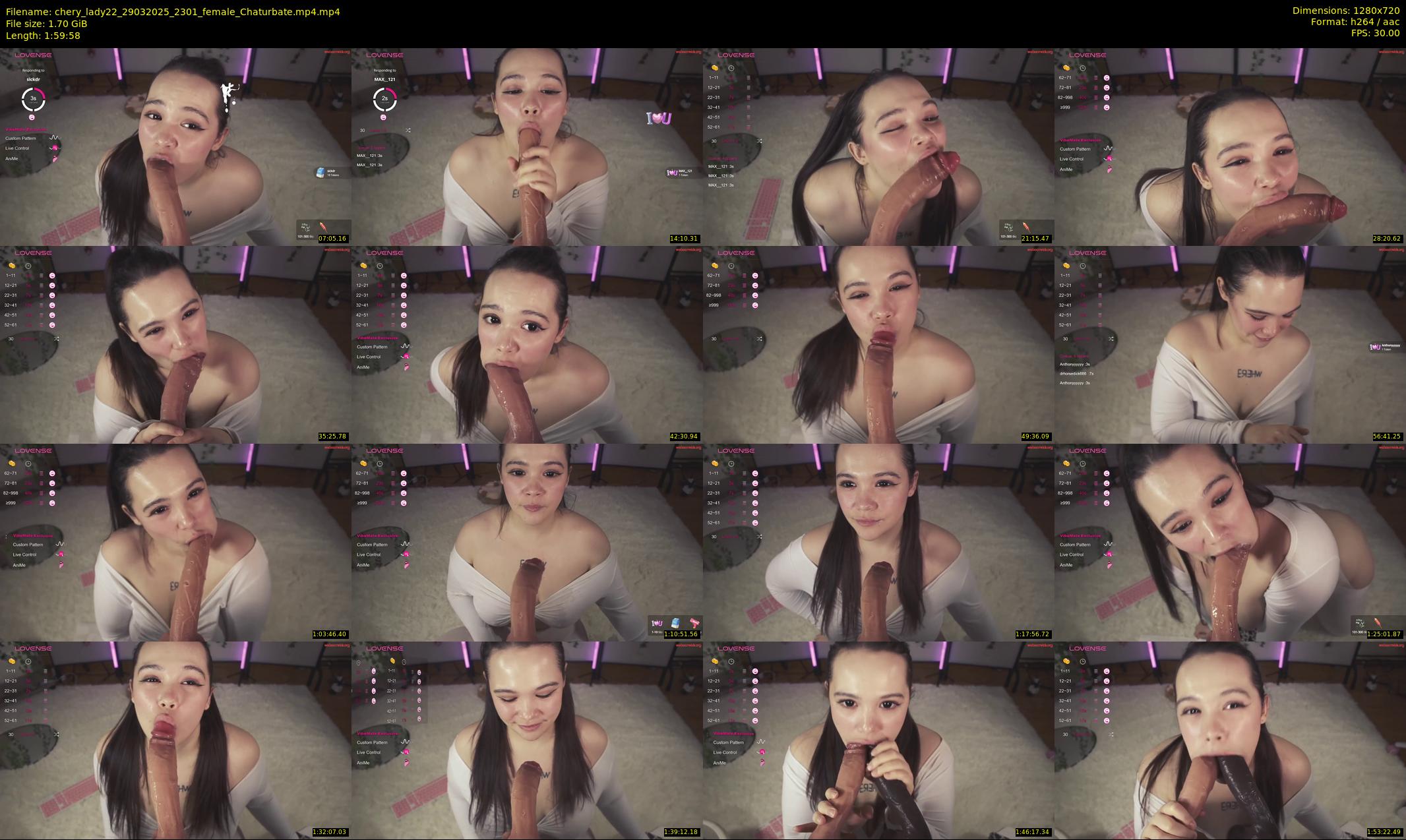 chery_lady22 — 120 minute Chaturbate female cam show recording, 720p, Mar 29, 2025