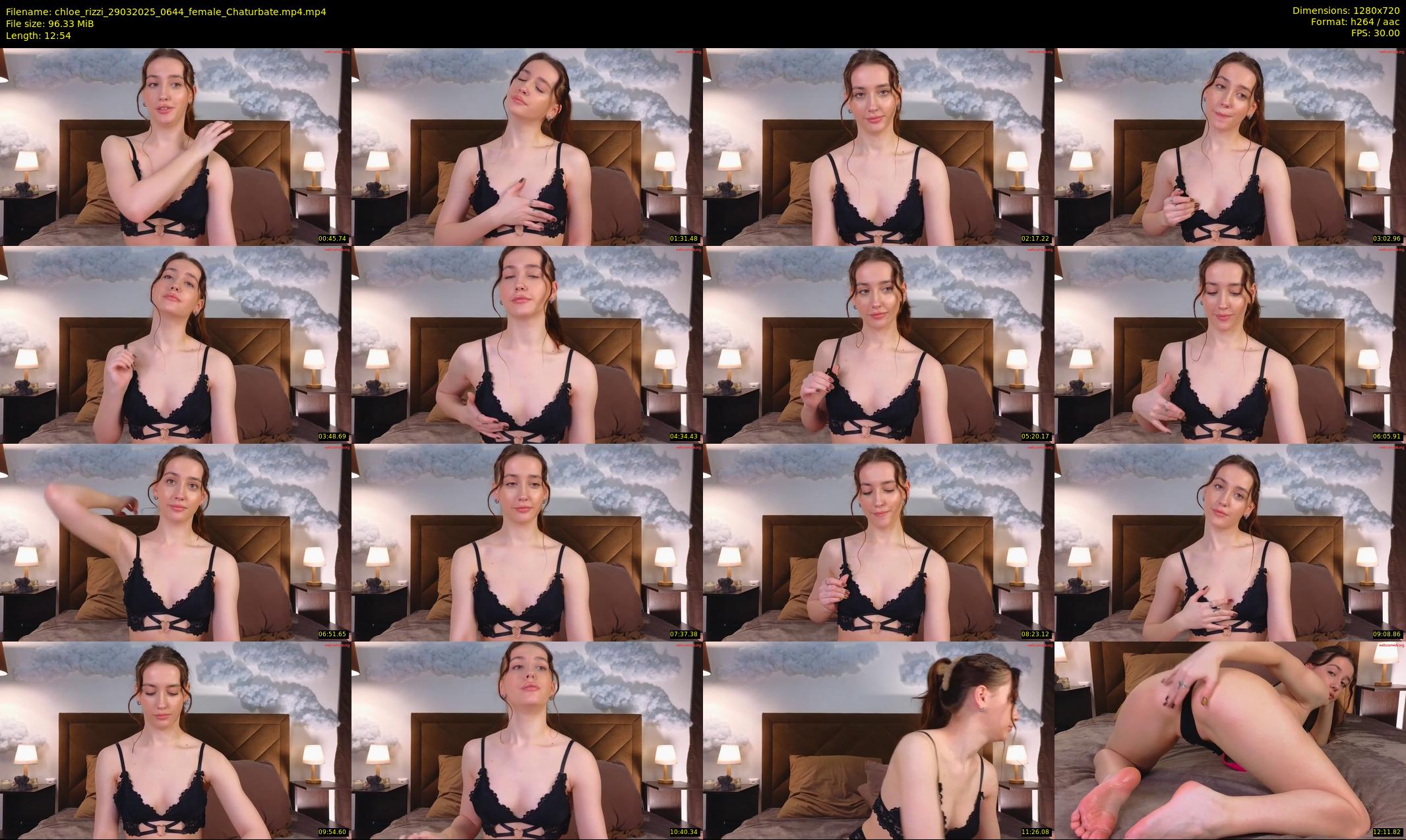 chloe_rizzi — 13 minute Chaturbate female cam show recording, 720p, Mar 29, 2025