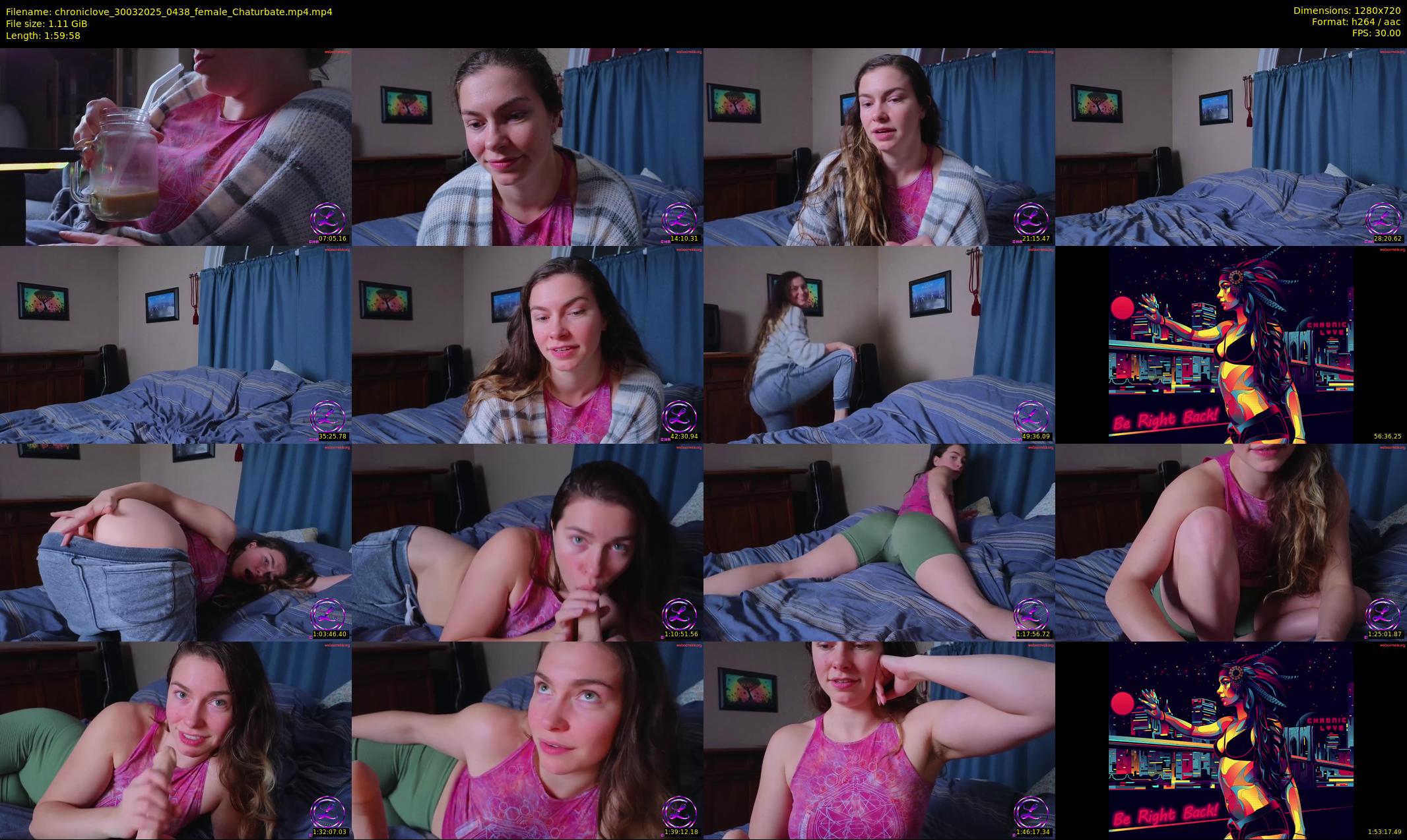 chroniclove — 120 minute Chaturbate female cam show recording, 720p, Mar 30, 2025