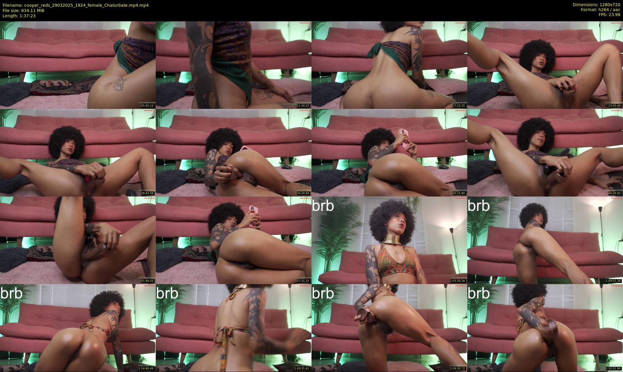 cooper_reds — 98 minute Chaturbate female cam show recording, 720p, Mar 29, 2025
