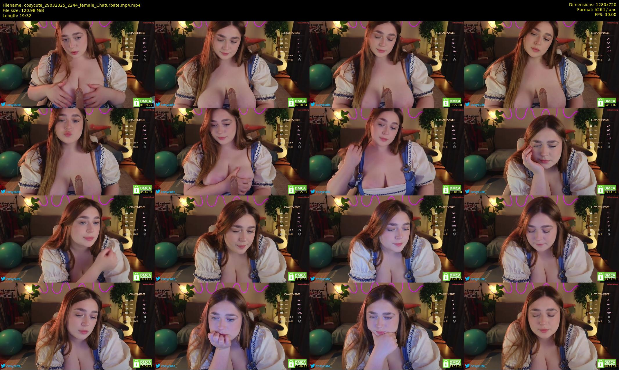 cosycute — 20 minute Chaturbate female cam show recording, 720p, Mar 29, 2025