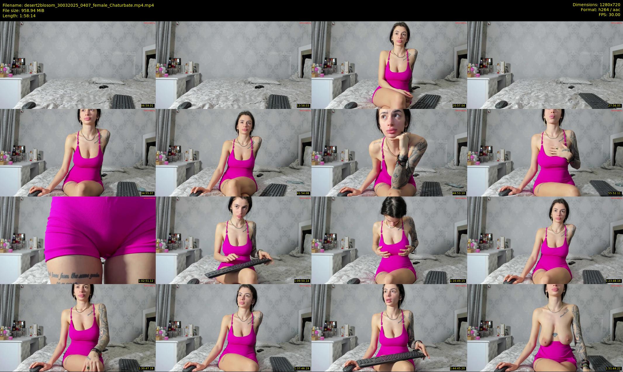 desert2blosom — 119 minute Chaturbate female cam show recording, 720p, Mar 30, 2025