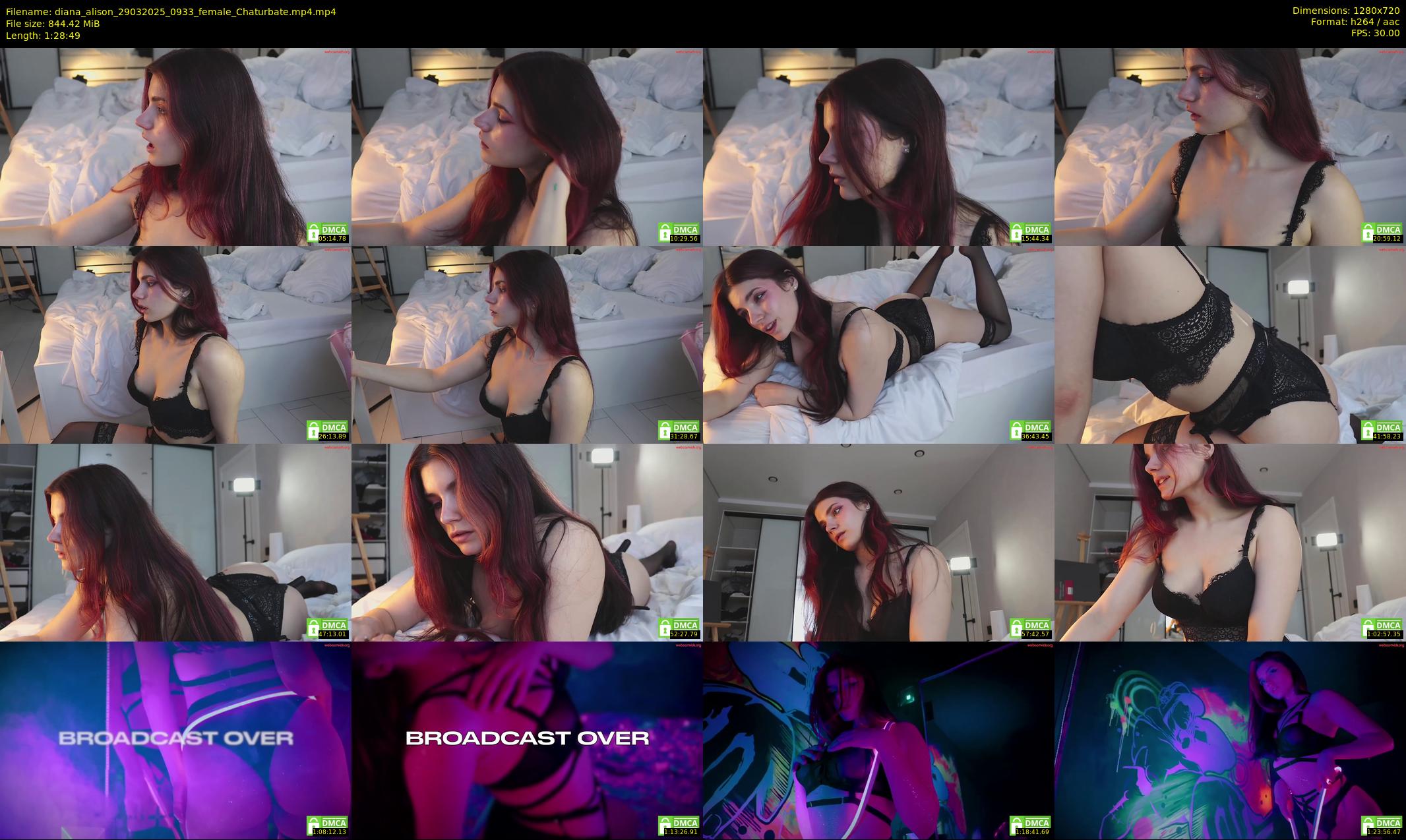 diana_alison — 89 minute Chaturbate female cam show recording, 720p, Mar 29, 2025
