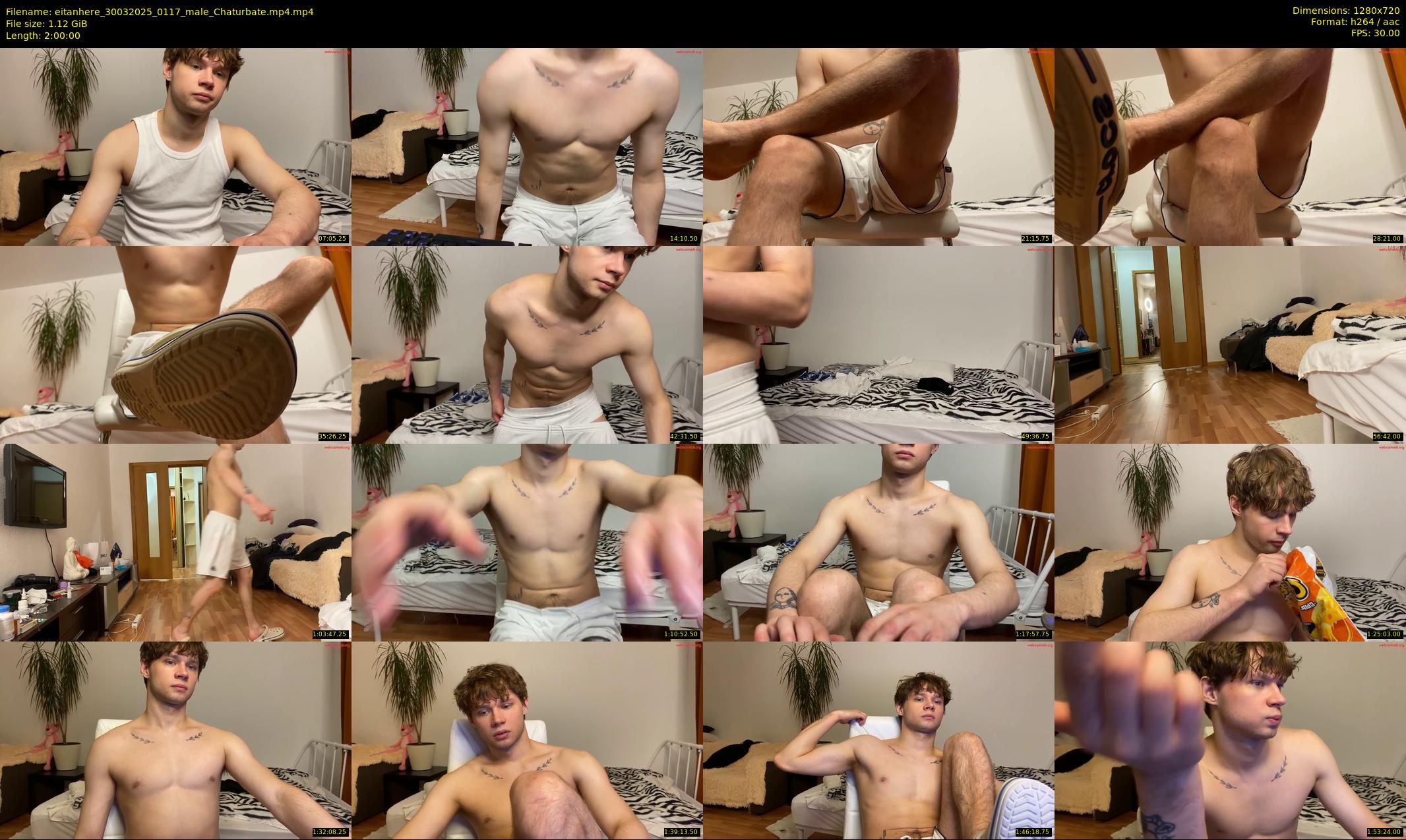 eitanhere — 120 minute Chaturbate male cam show recording, 720p, Mar 30, 2025