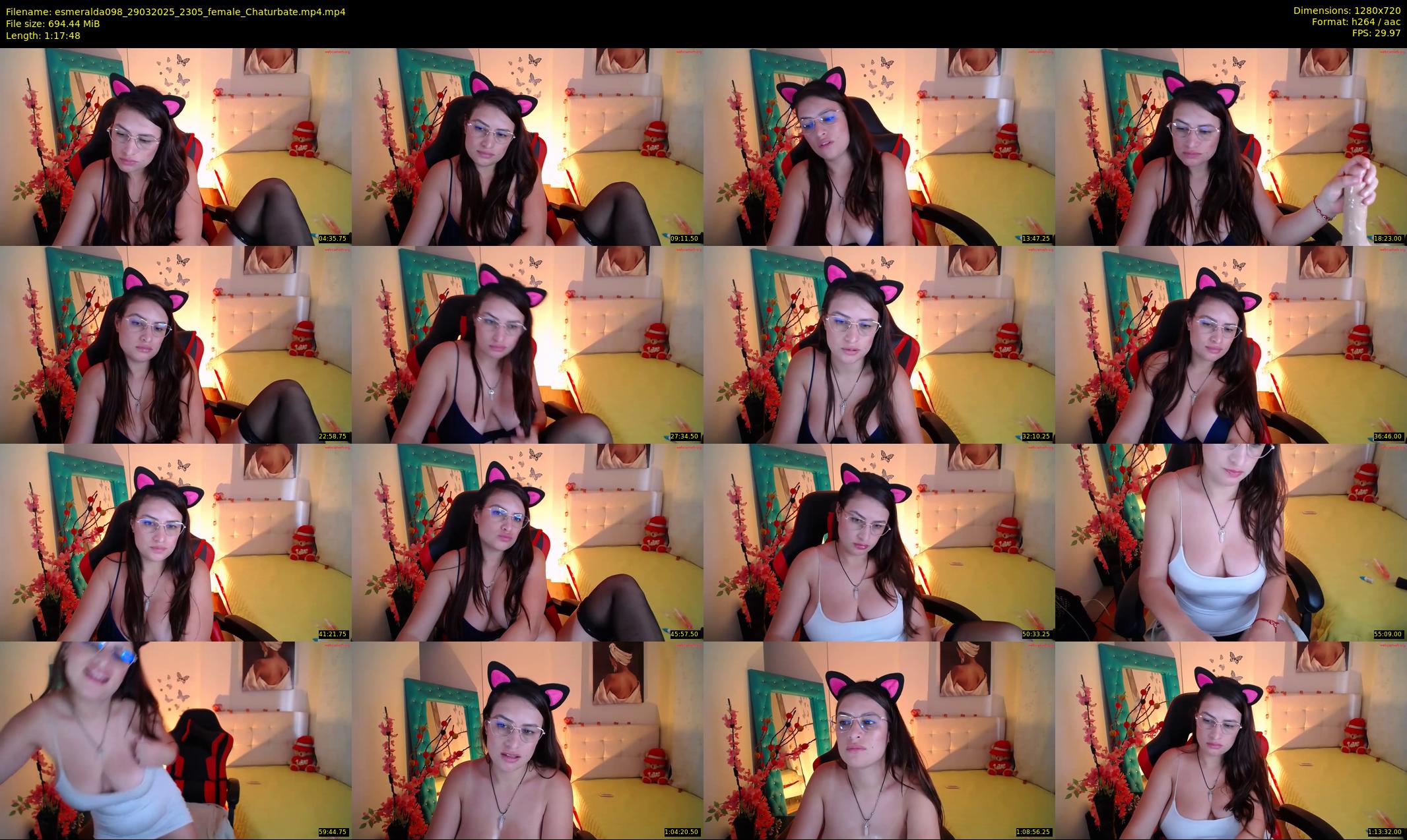 esmeralda098 — 78 minute Chaturbate female cam show recording, 720p, Mar 29, 2025