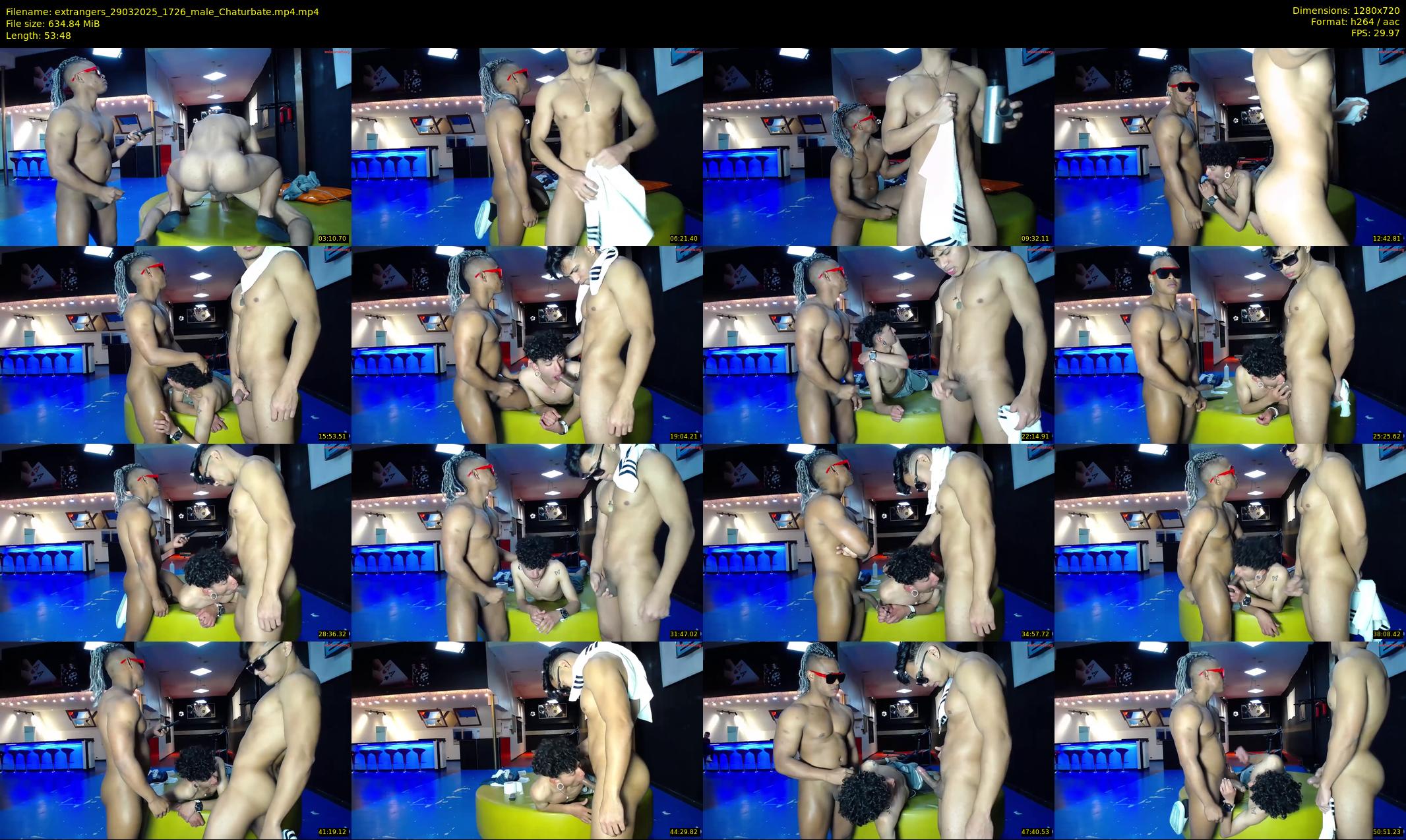 extrangers — 54 minute Chaturbate male cam show recording, 720p, Mar 29, 2025