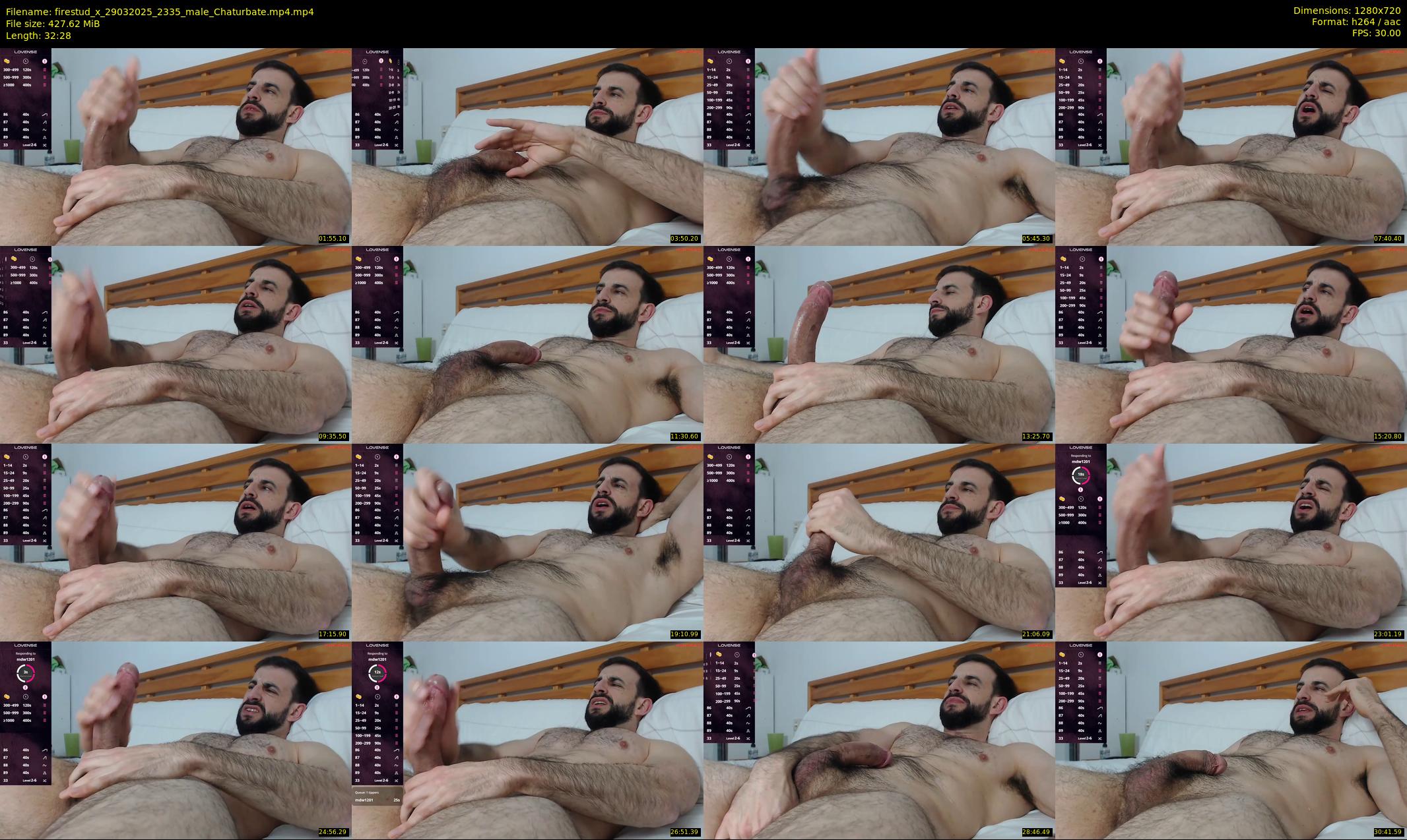 firestud_x — 33 minute Chaturbate male cam show recording, 720p, Mar 29, 2025