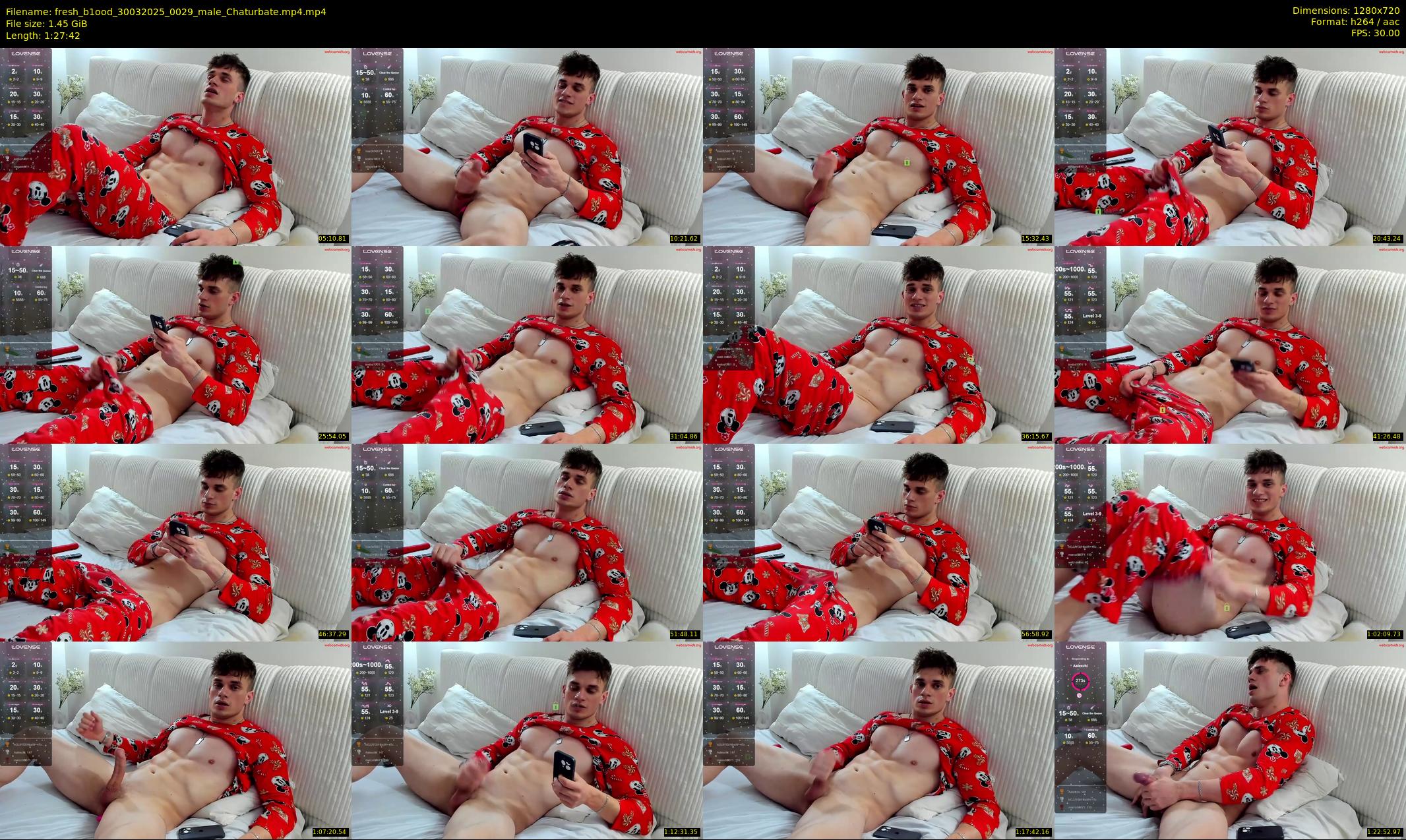 fresh_b1ood — 88 minute Chaturbate male cam show recording, 720p, Mar 30, 2025