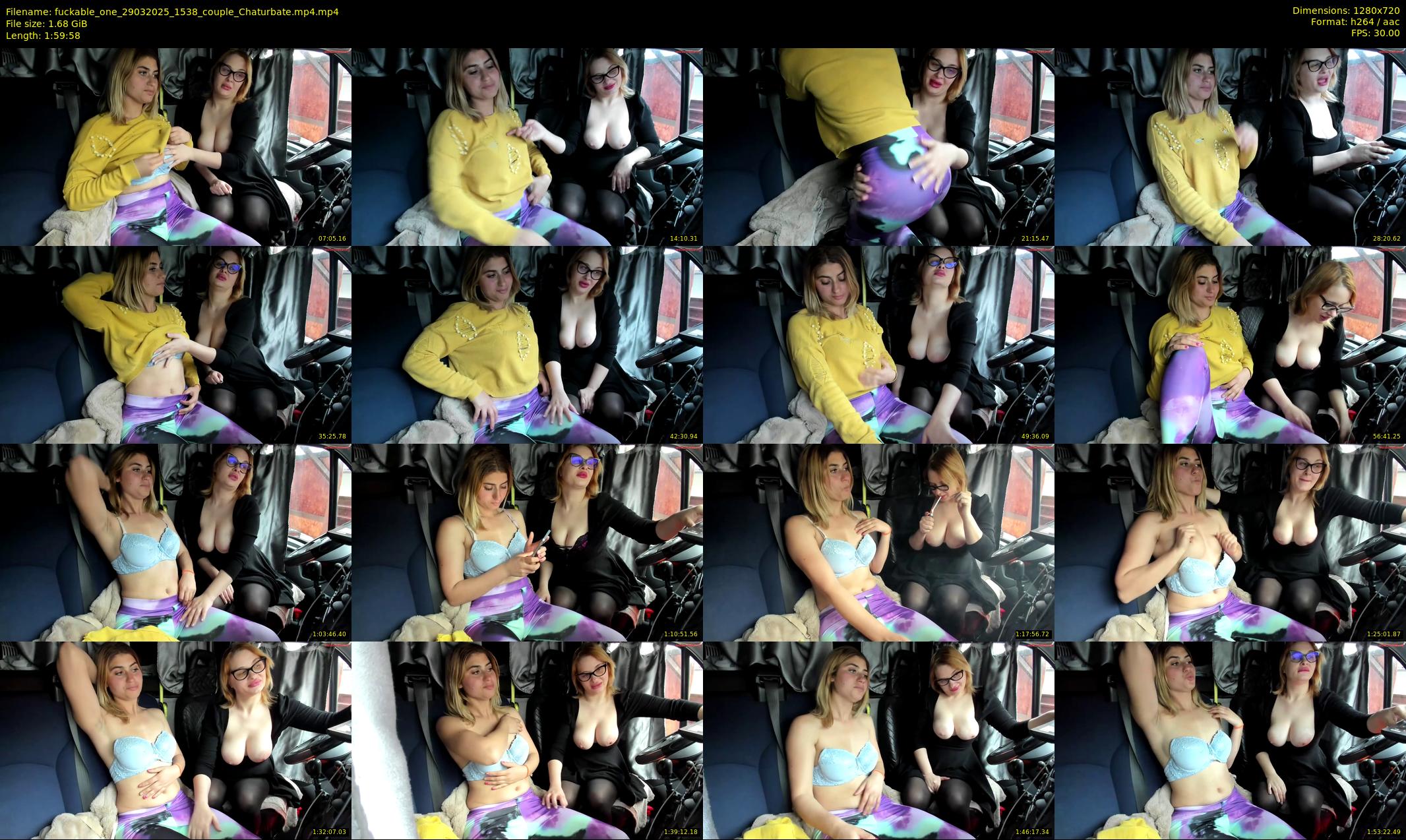 fuckable_one — 120 minute Chaturbate couple cam show recording, 720p, Mar 29, 2025