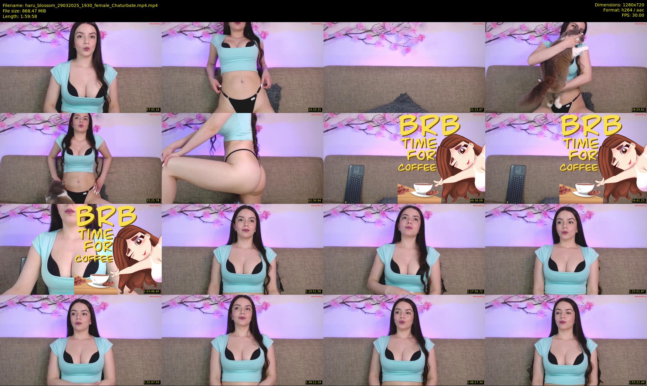 haru_blossom — 120 minute Chaturbate female cam show recording, 720p, Mar 29, 2025