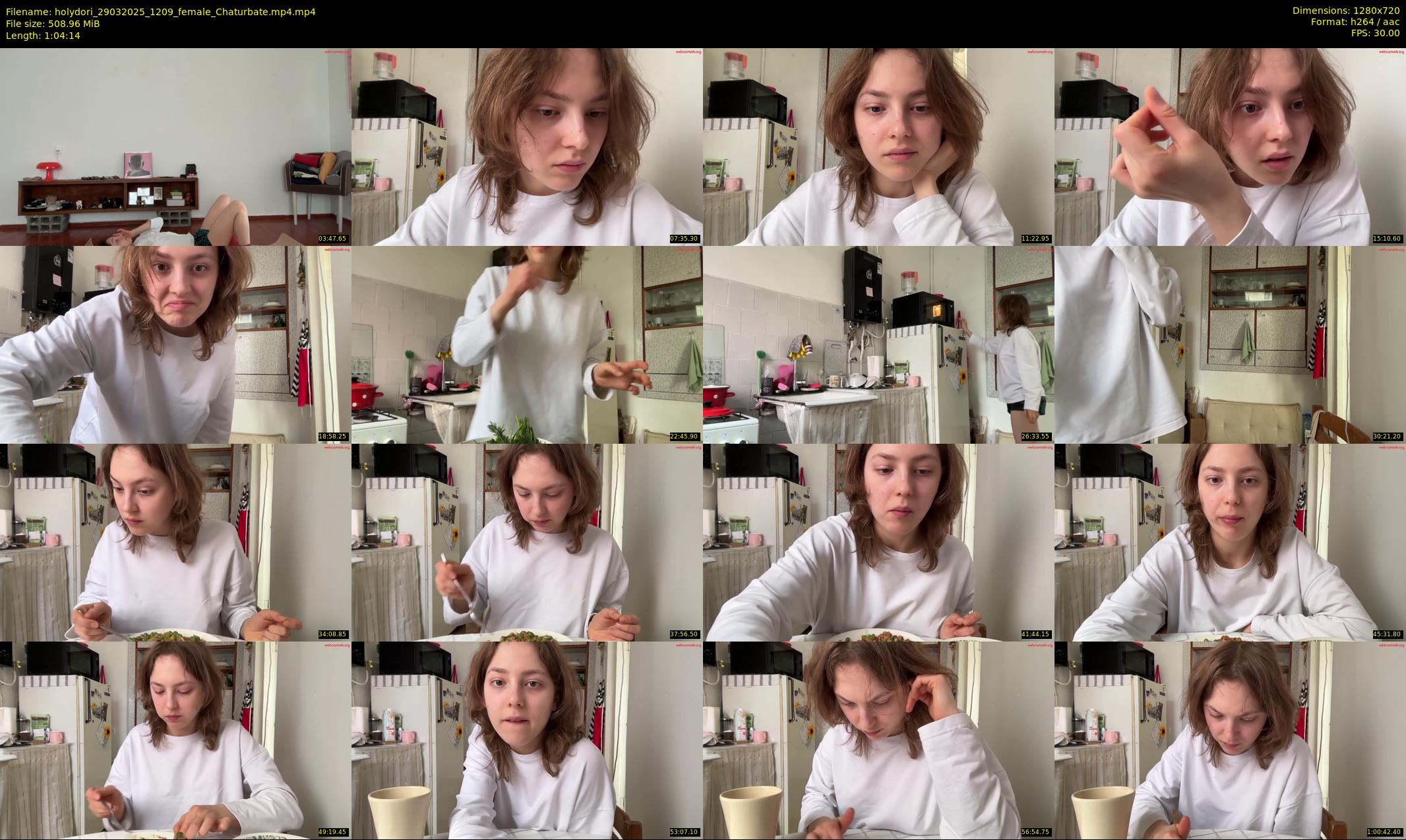 holydori — 65 minute Chaturbate female cam show recording, 720p, Mar 29, 2025