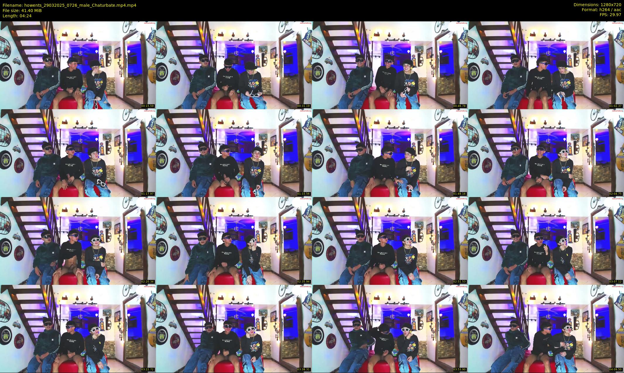 howents — 5 minute Chaturbate male cam show recording, 720p, Mar 29, 2025