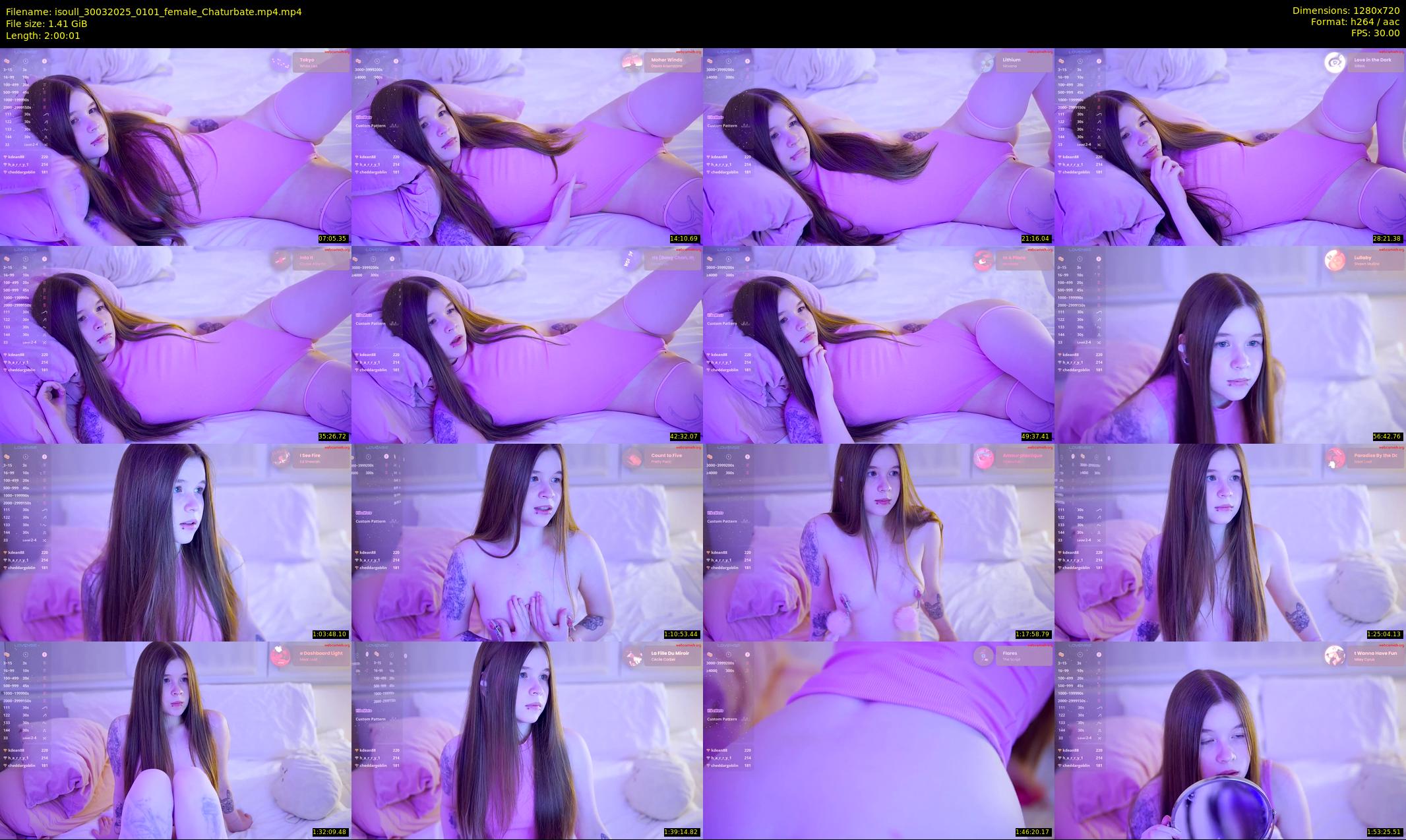 isoull — 121 minute Chaturbate female cam show recording, 720p, Mar 30, 2025